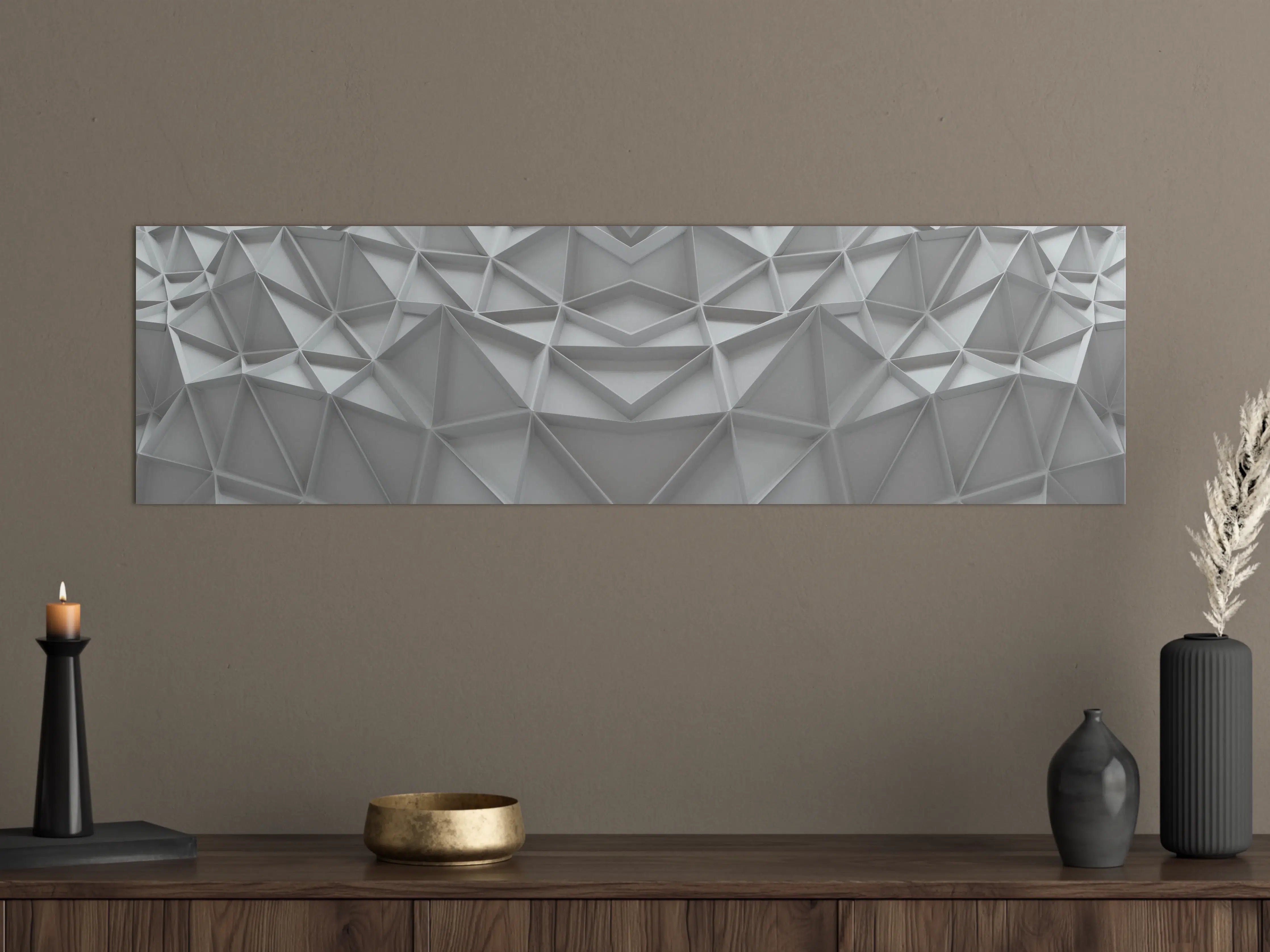 Große Wandbilder - Zeitlose Graustöne: 3D-Wanddesigns