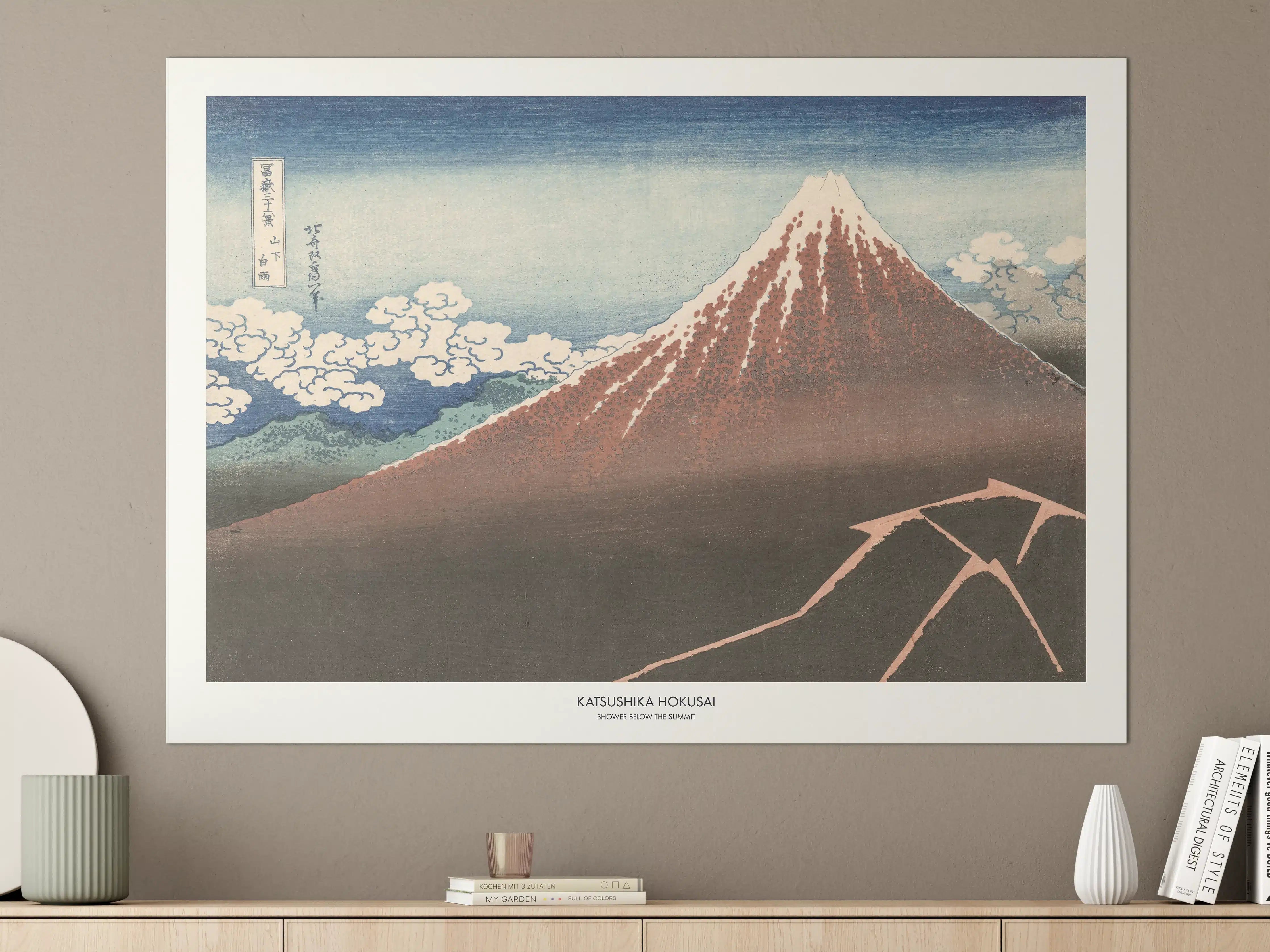 Große Wandbilder - "Shower Below Summit" - Japan
