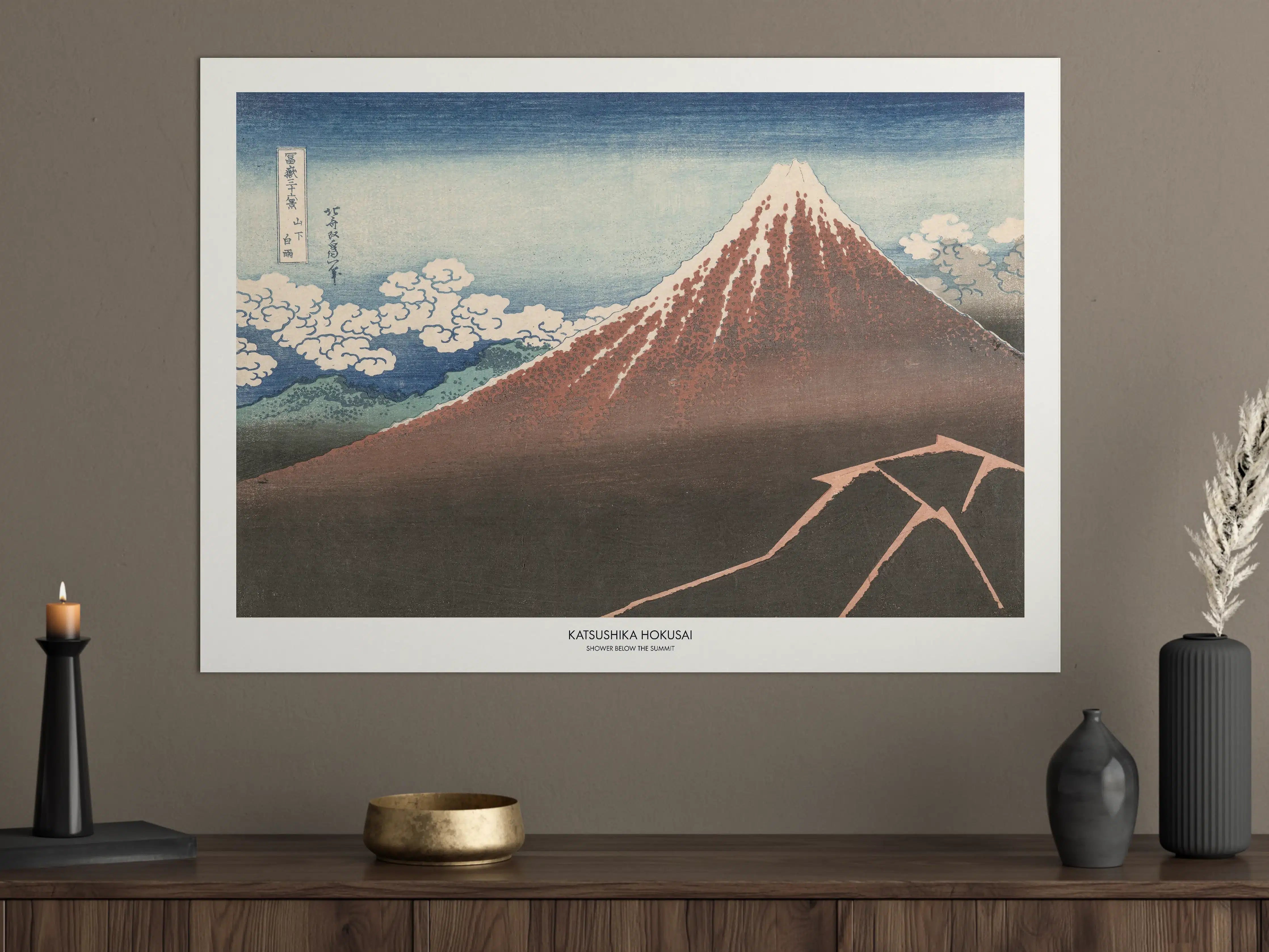 Große Wandbilder - "Shower Below Summit" - Japan