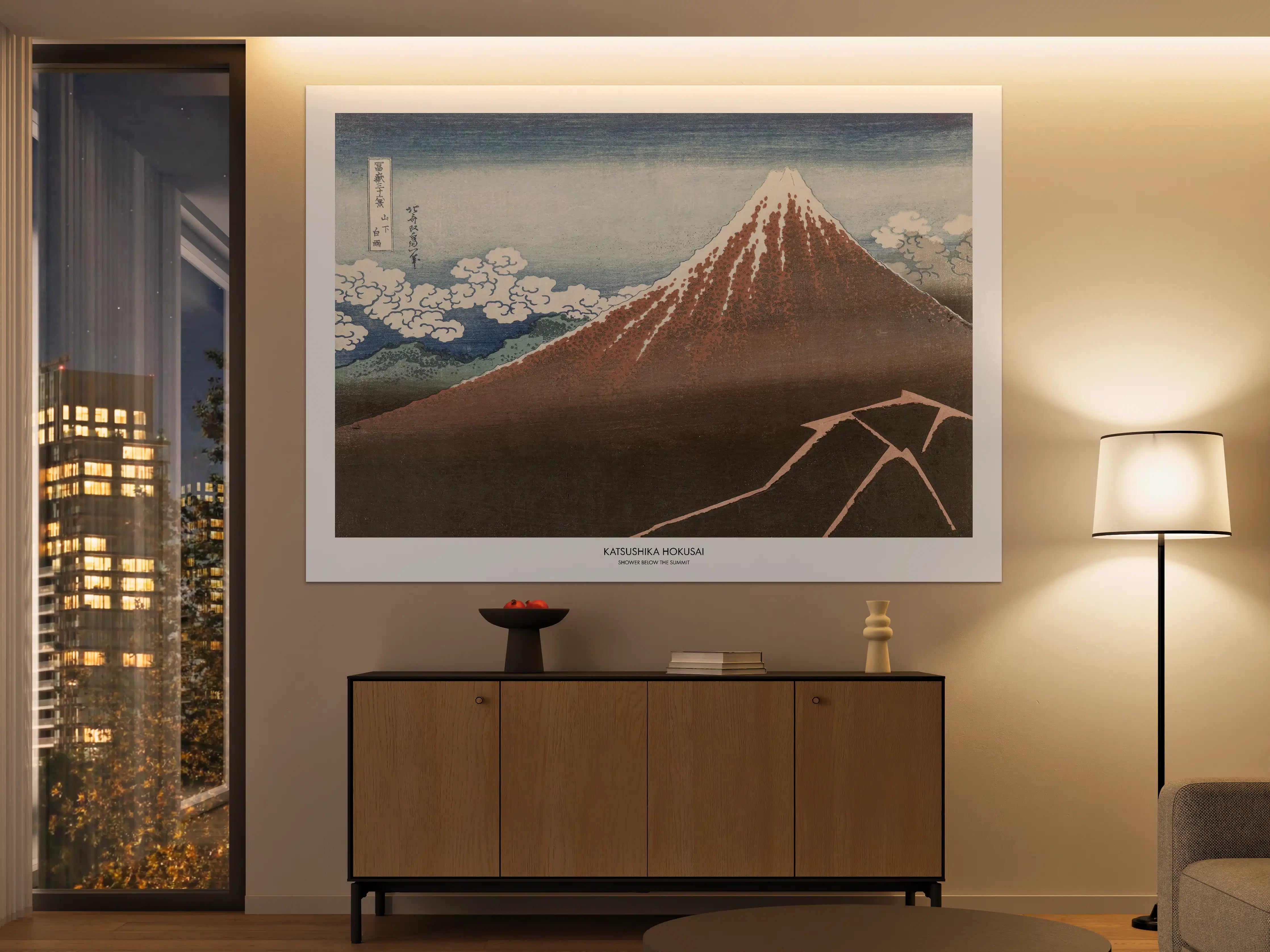 Große Wandbilder - "Shower Below Summit" - Japan