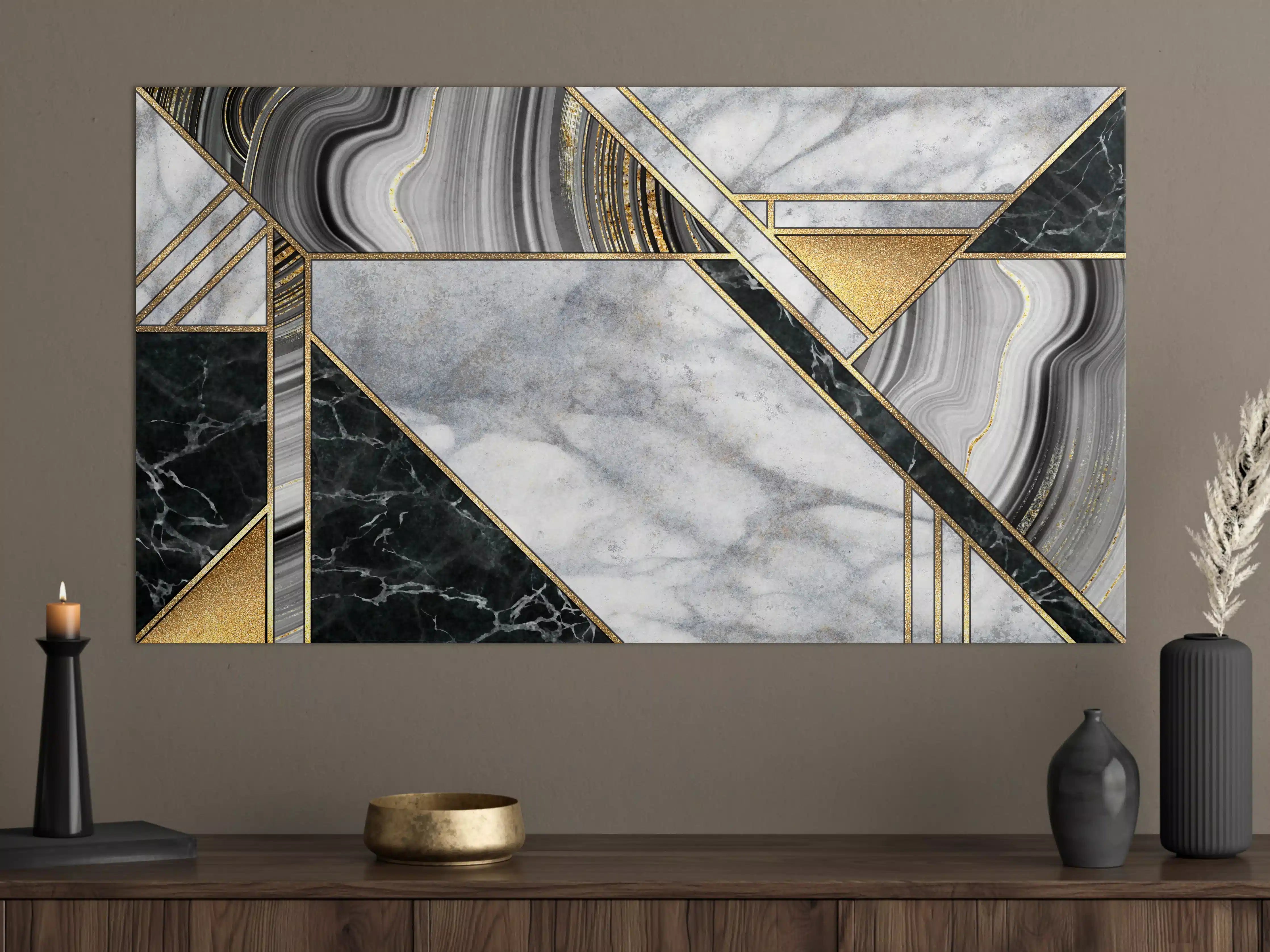 Große Wandbilder - abstrakter Art Deco Hintergrund