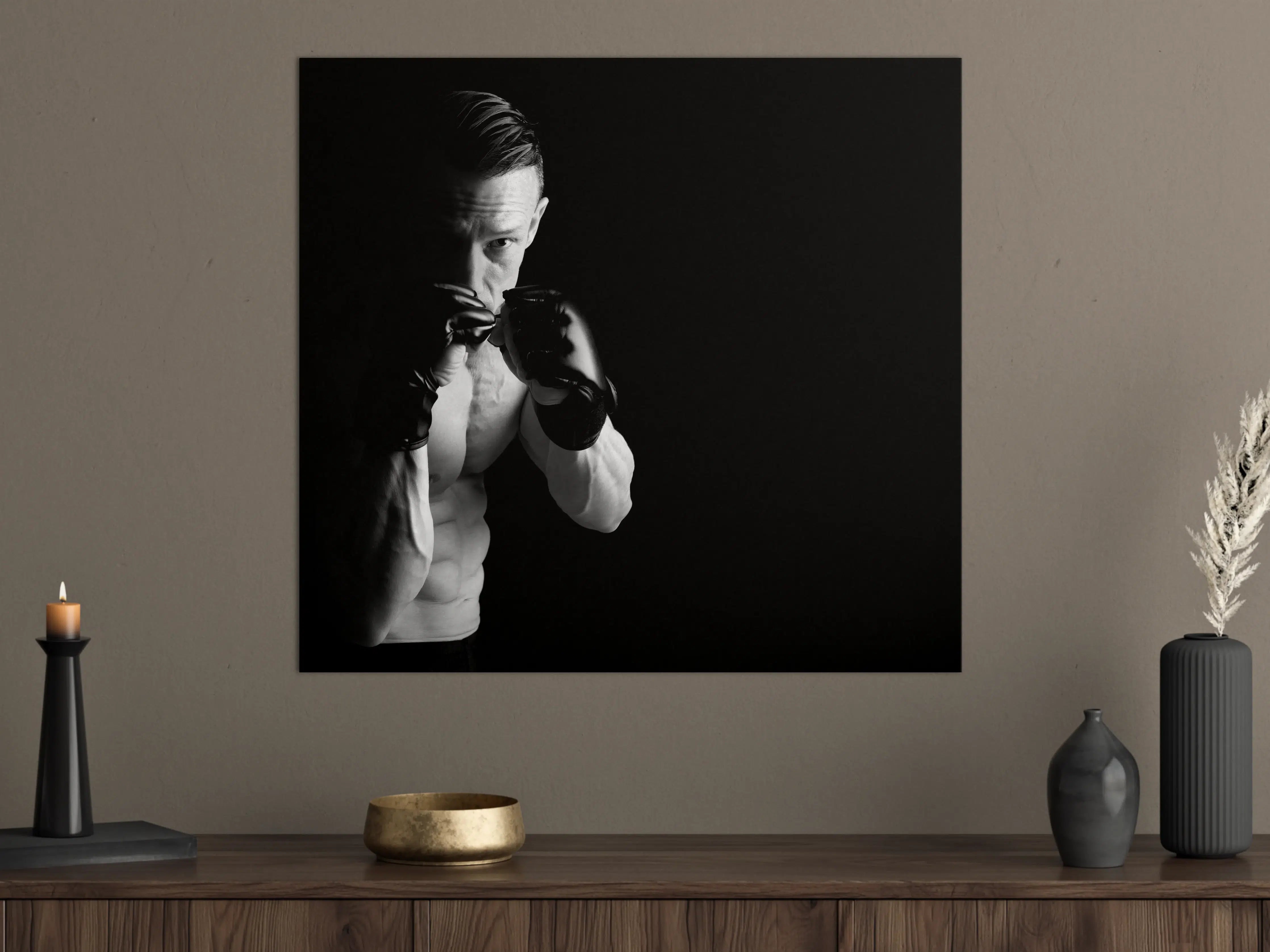 Große Wandbilder - athletischer MMA-Sportler