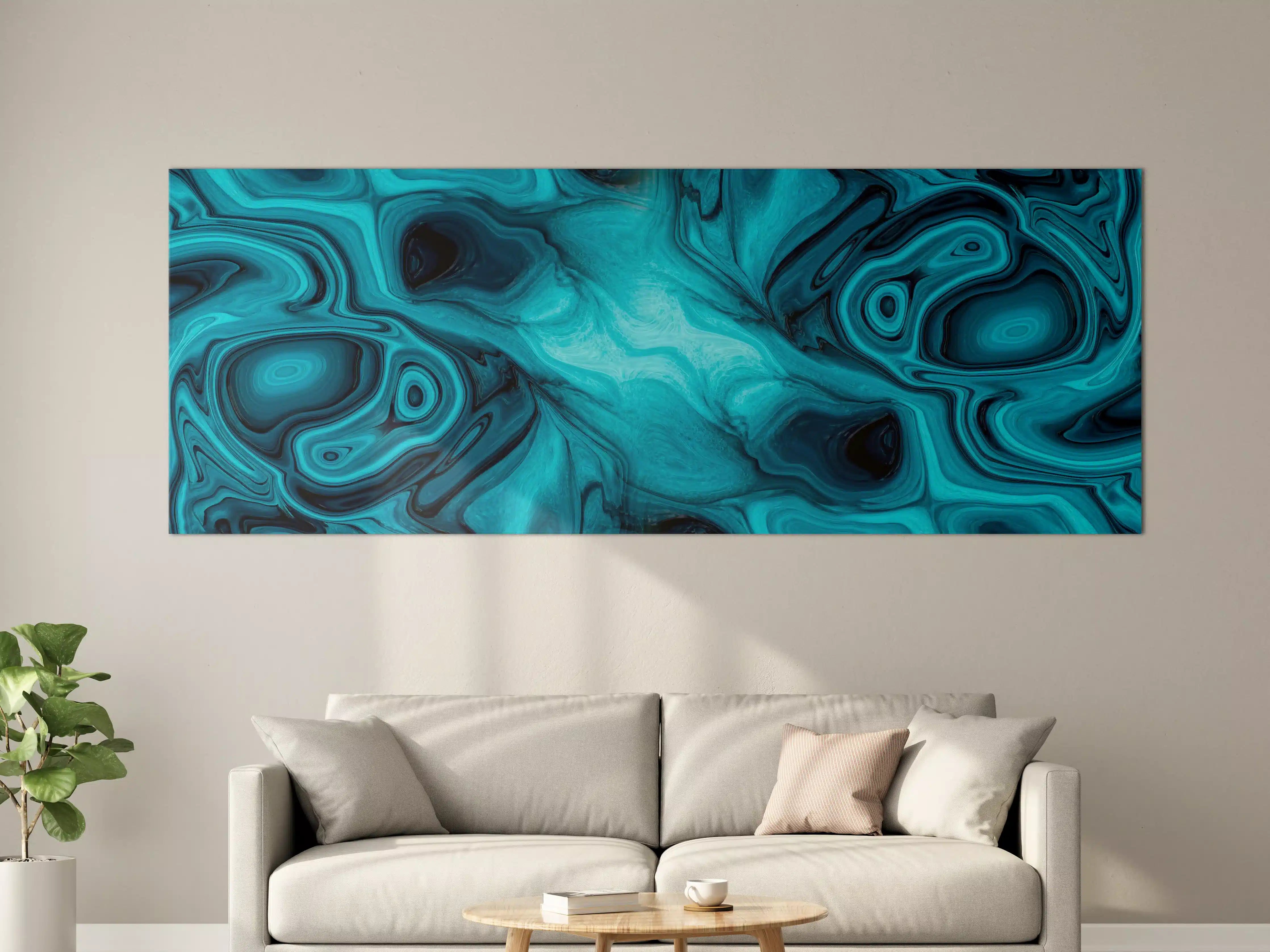 Große Wandbilder - flüssiges Acrylharz - Abstrakt