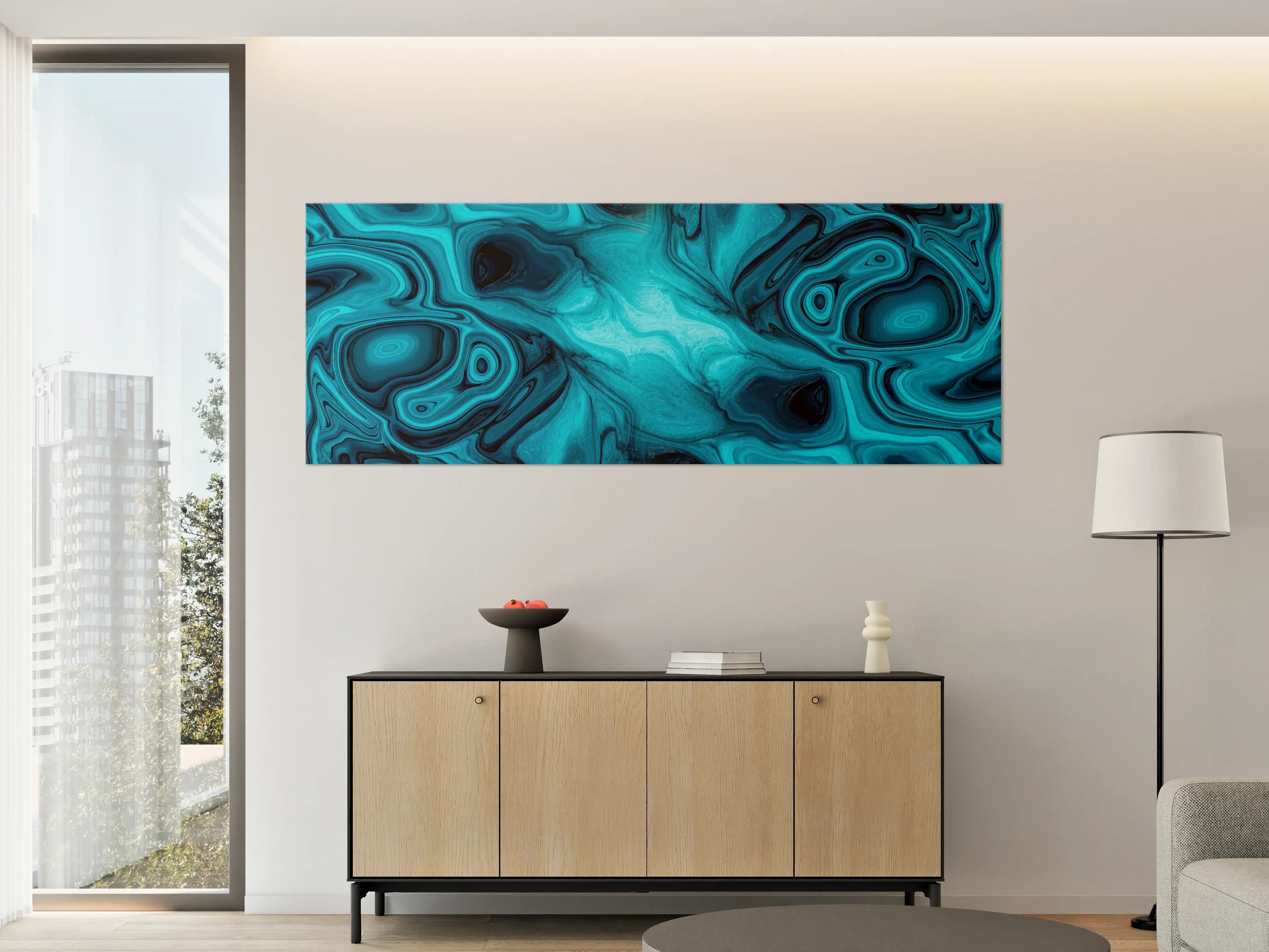 Große Wandbilder - flüssiges Acrylharz - Abstrakt