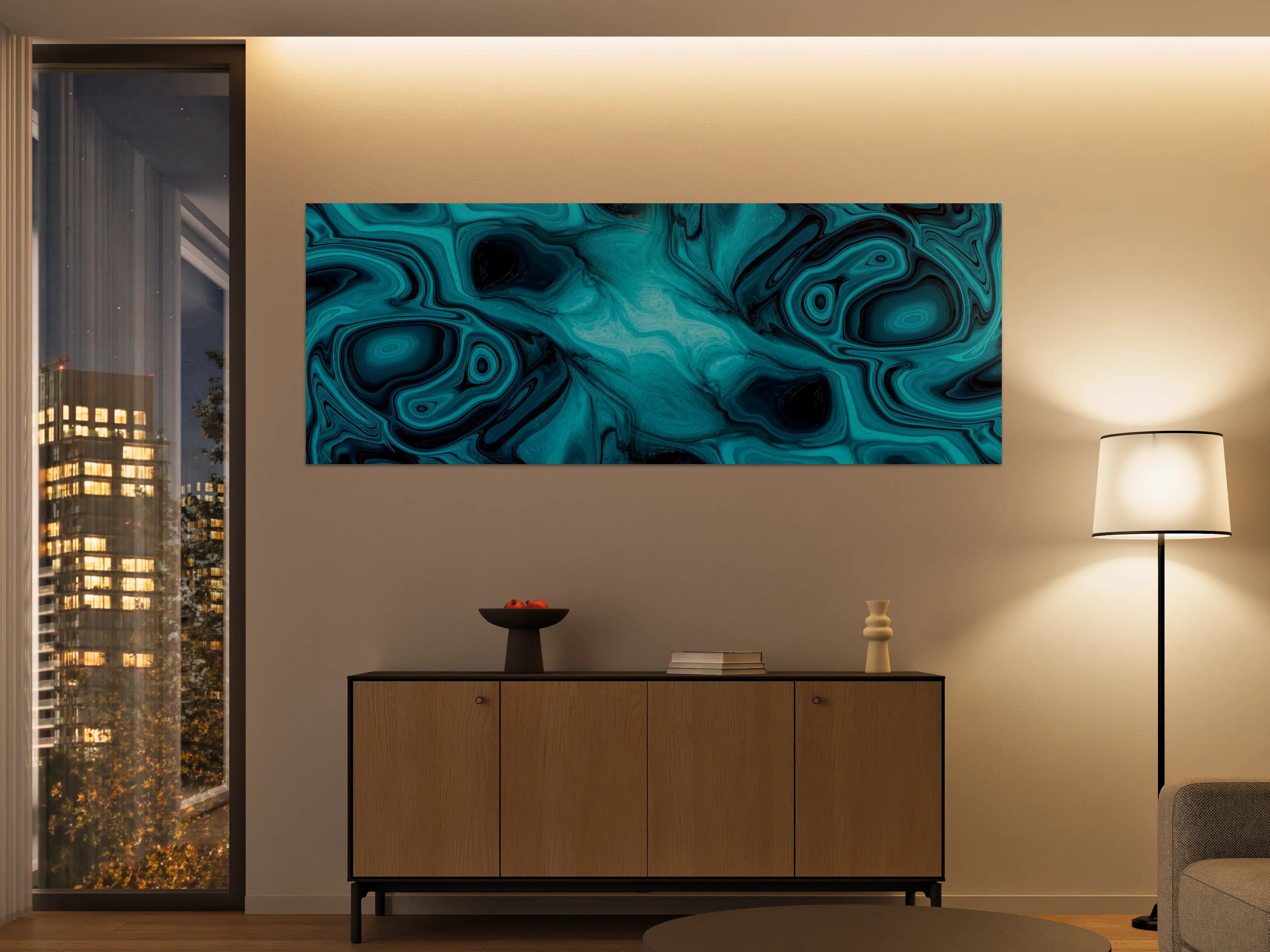 Große Wandbilder - flüssiges Acrylharz - Abstrakt