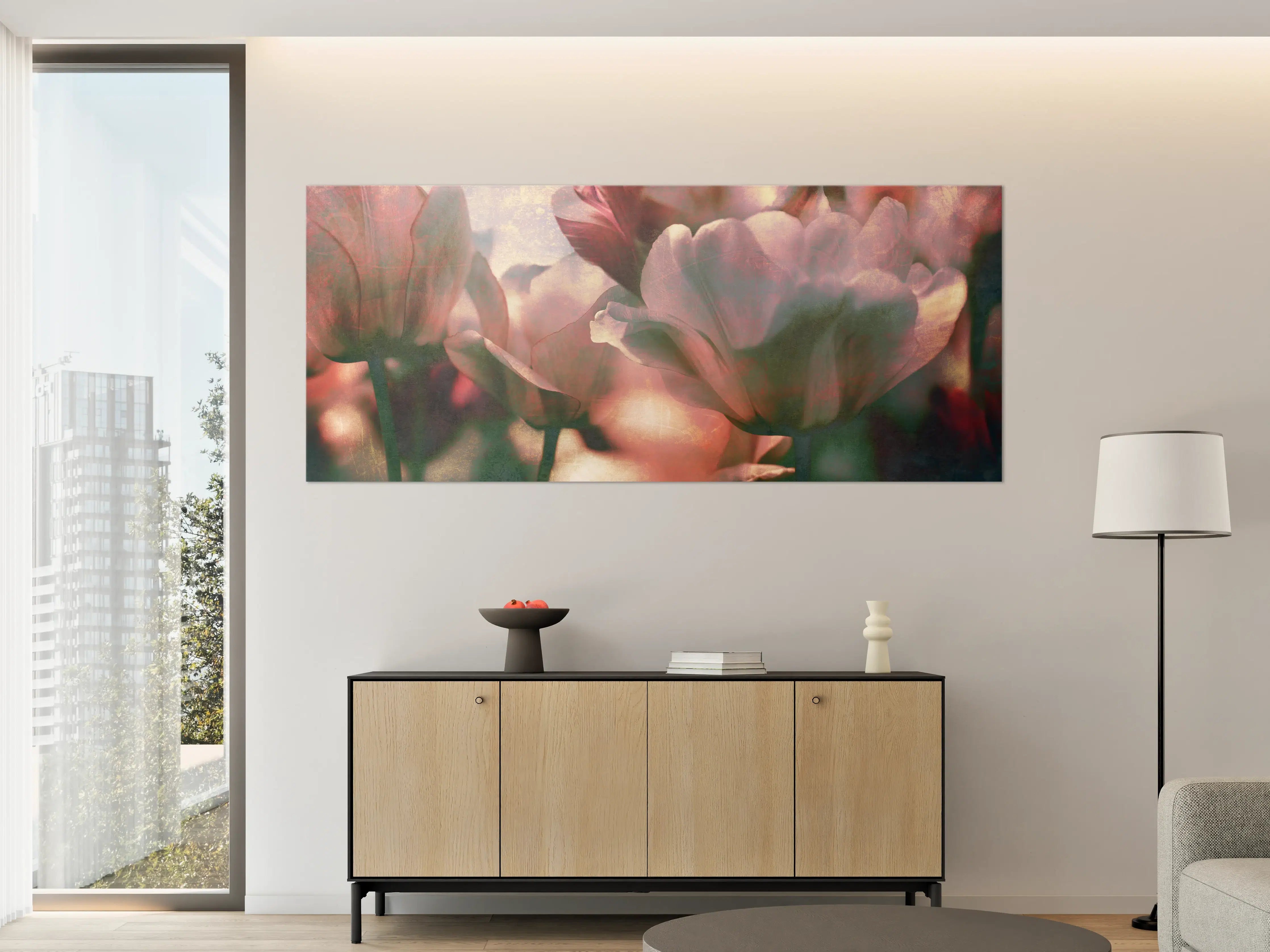 Große Wandbilder - nostalgische Tulpen 