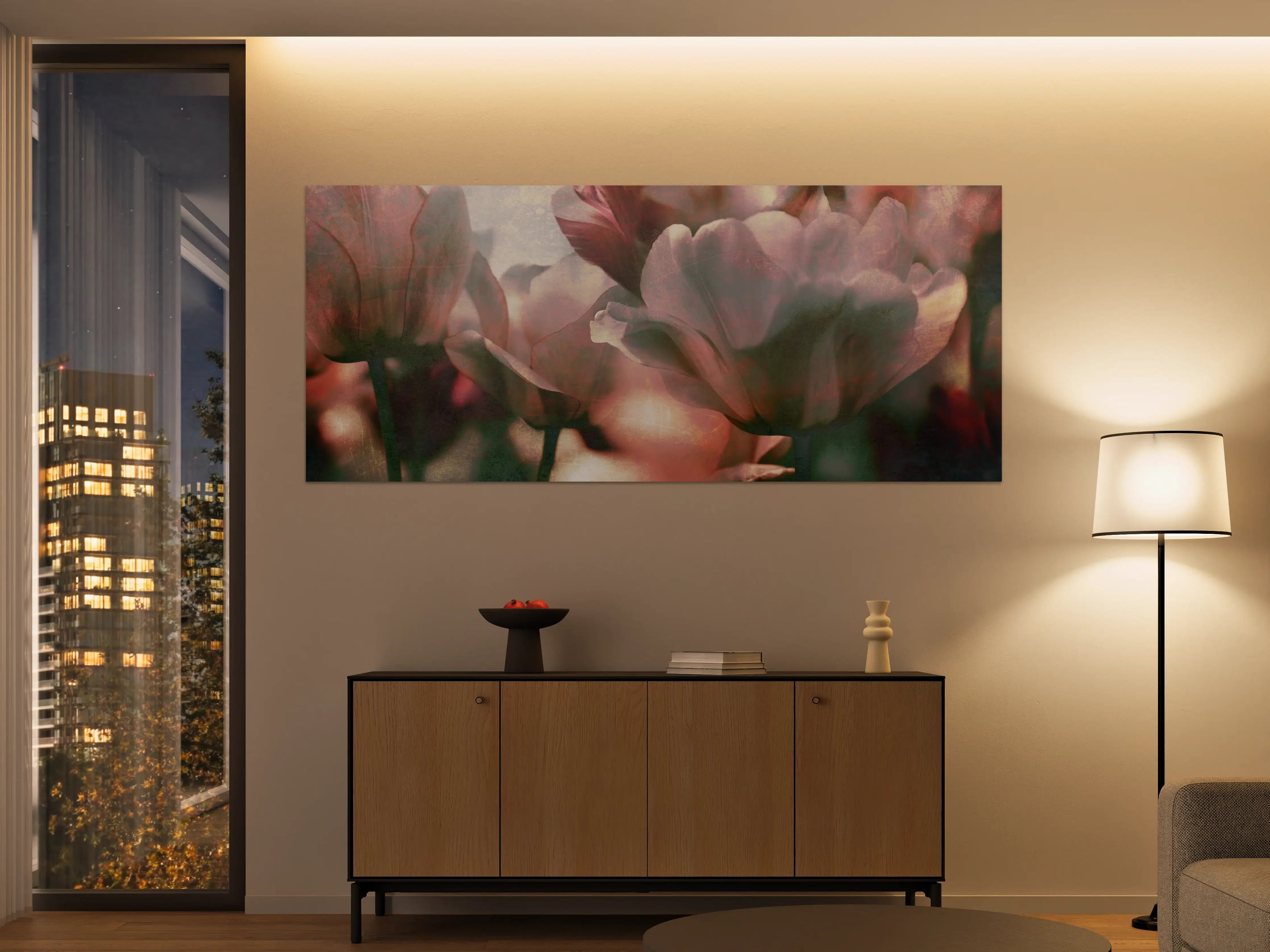 Große Wandbilder - nostalgische Tulpen 