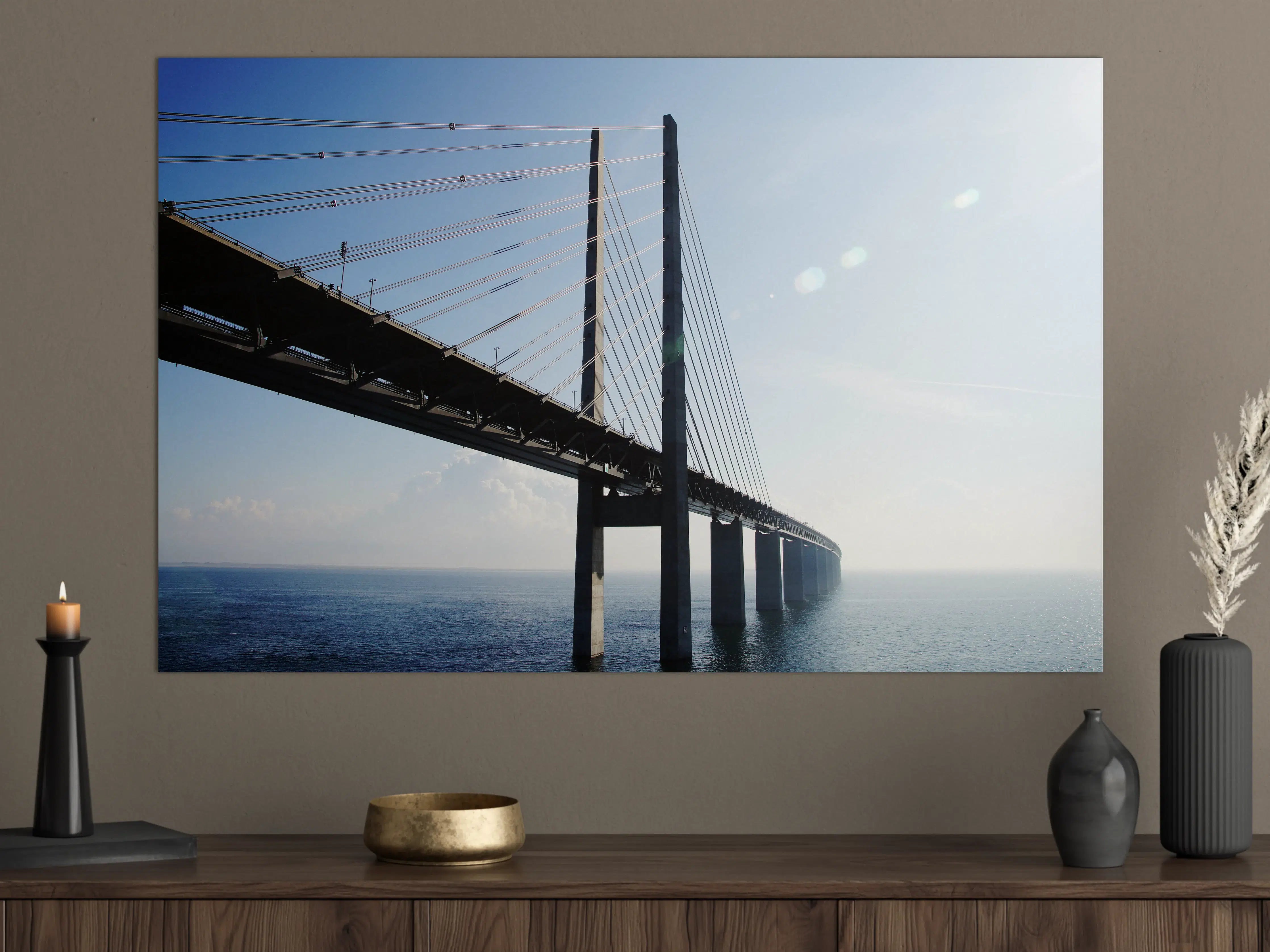 Große Wandbilder - spektakuläre Brücke in Schweden
