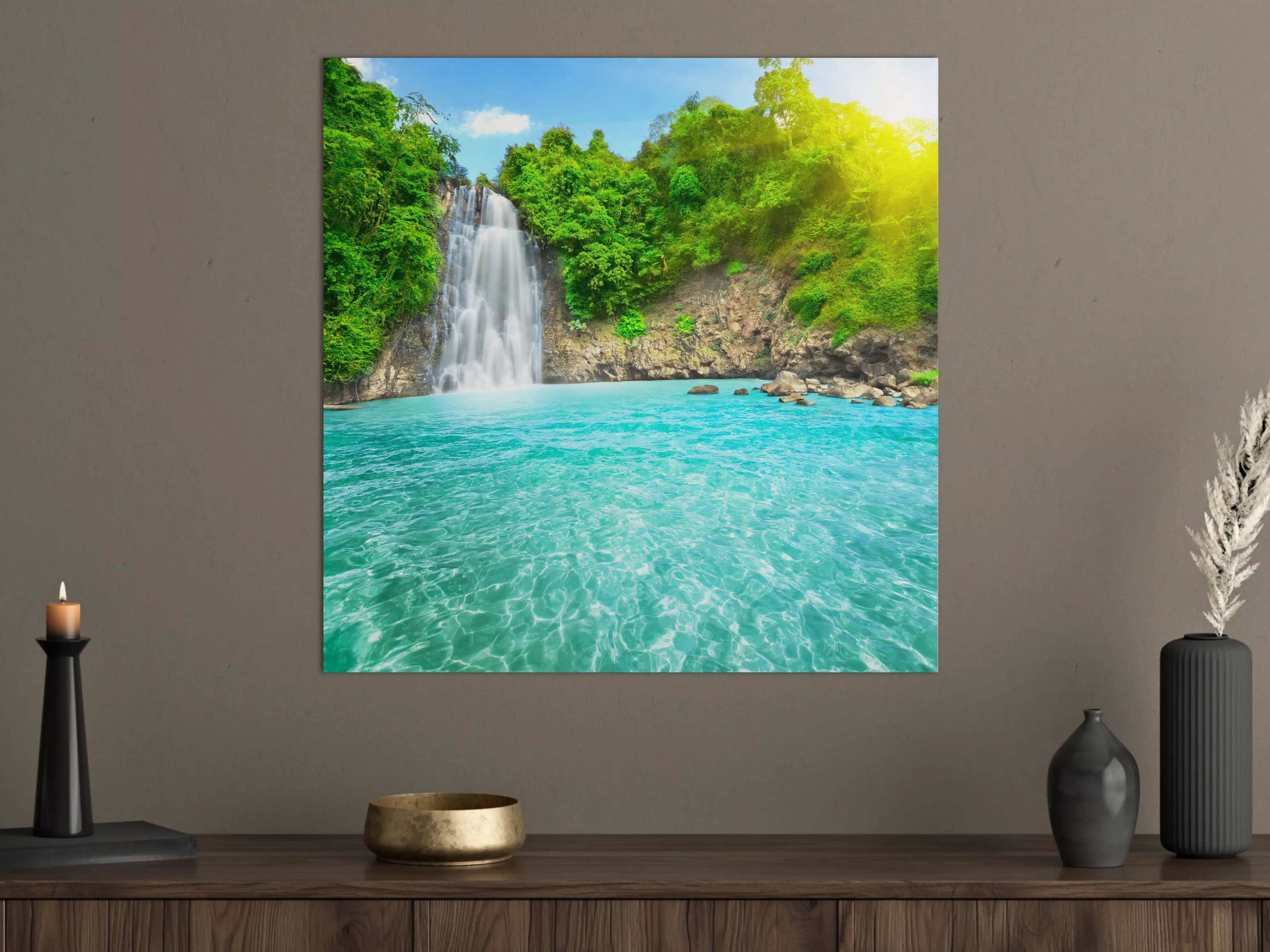Große Wandbilder - tropischer Wasserfall