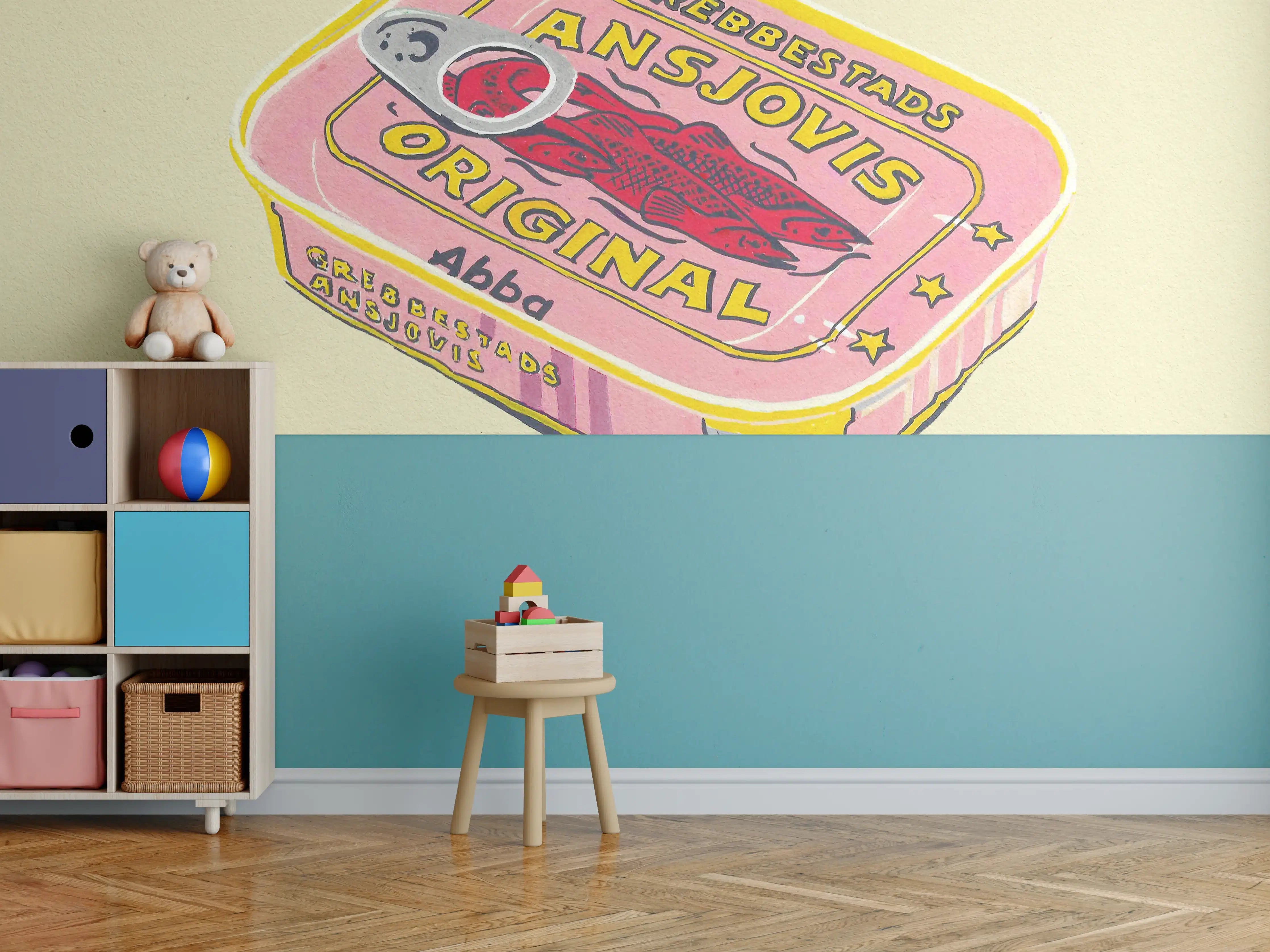Kinderzimmer Wandgestaltung - Abba Ansjovis