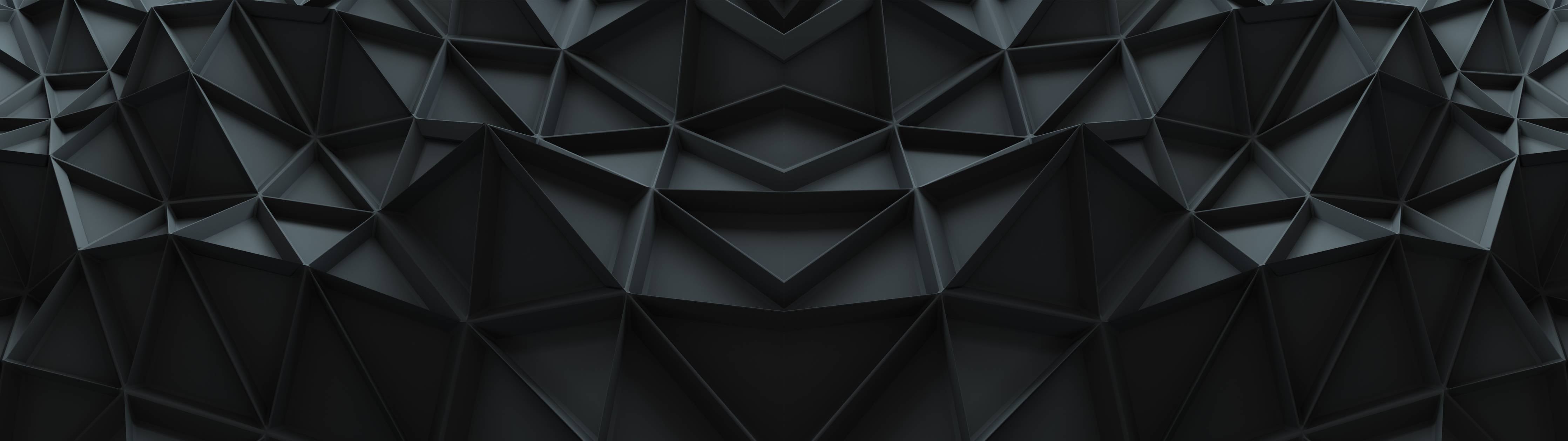 Kinderzimmer Wandgestaltung-Abstrakte Schwarz-Grau Geometrie