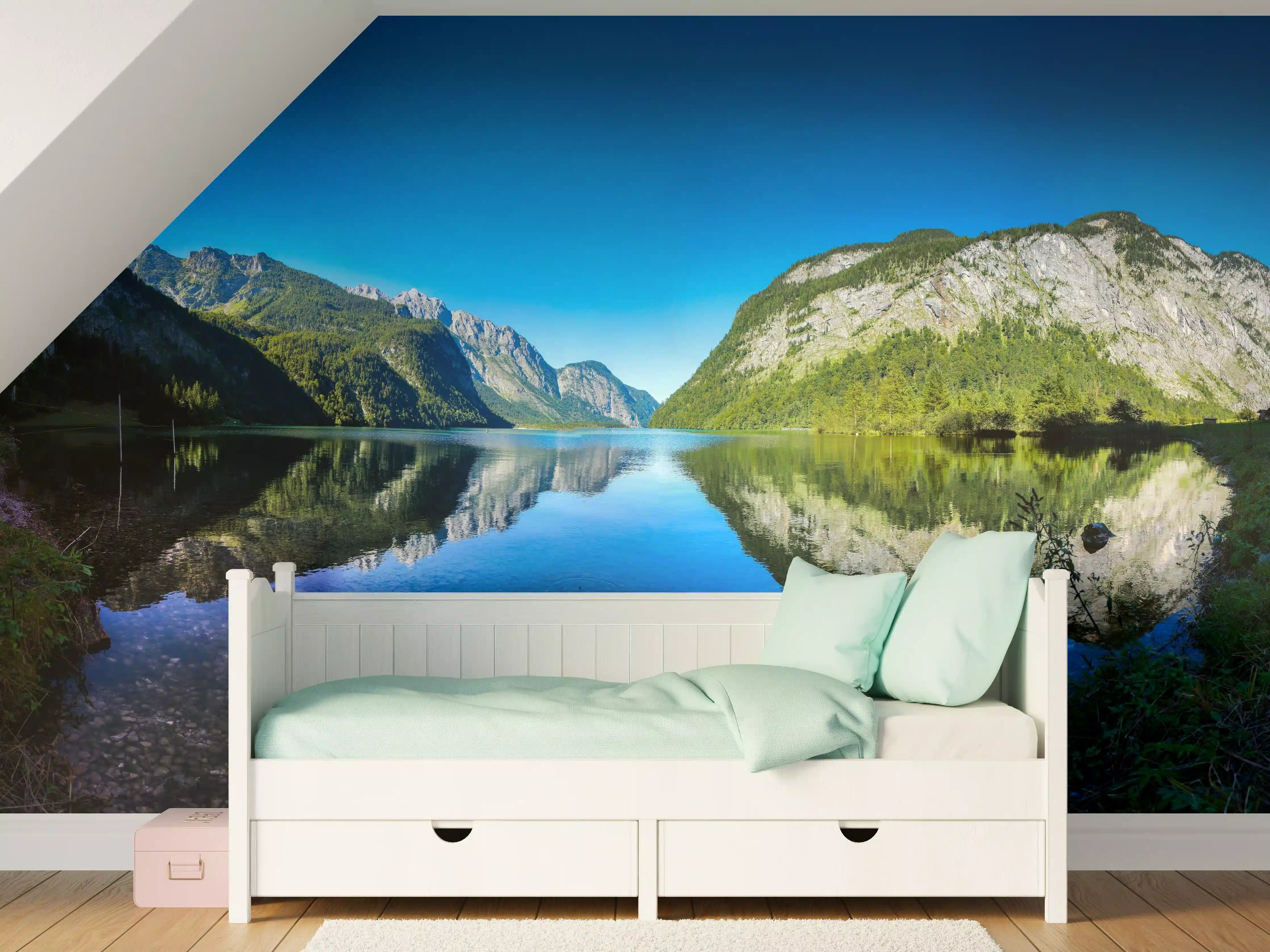 Kinderzimmer Wandgestaltung - Alpen Königsee Österreich