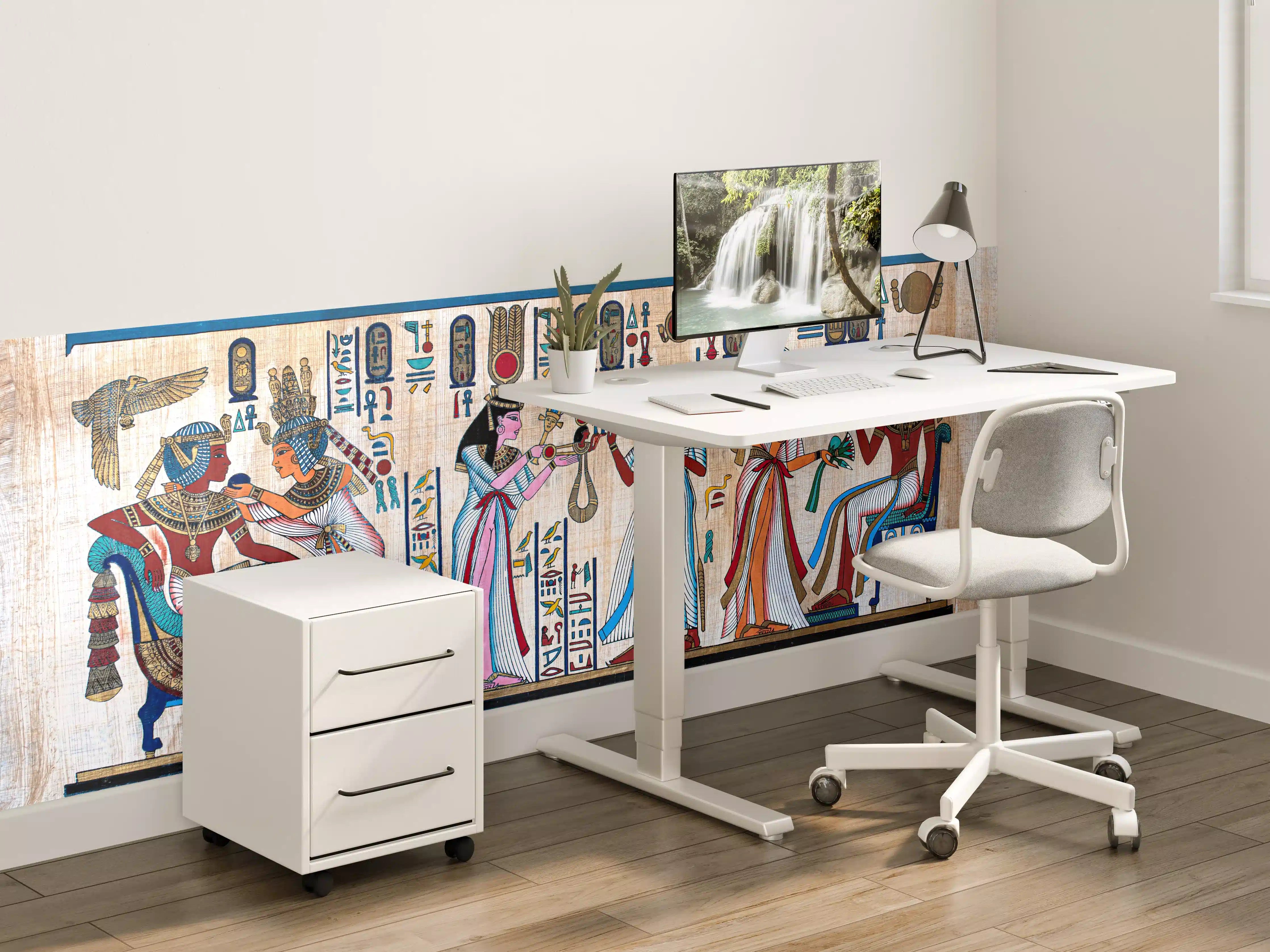 Kinderzimmer Wandgestaltung - Altägyptische Malerei - Kalligraphie
