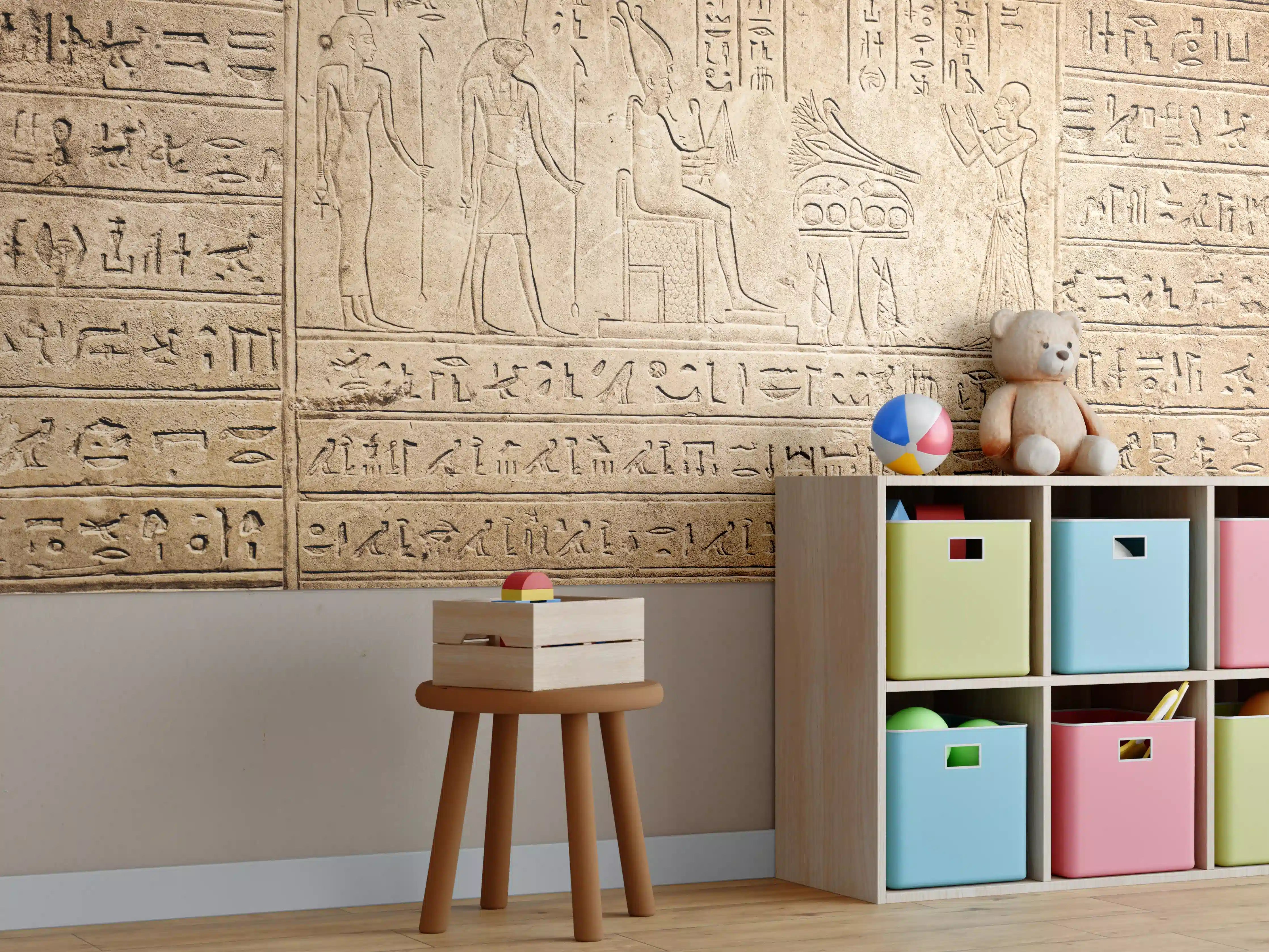 Kinderzimmer Wandgestaltung - Antike Ägyptische Hieroglyphen