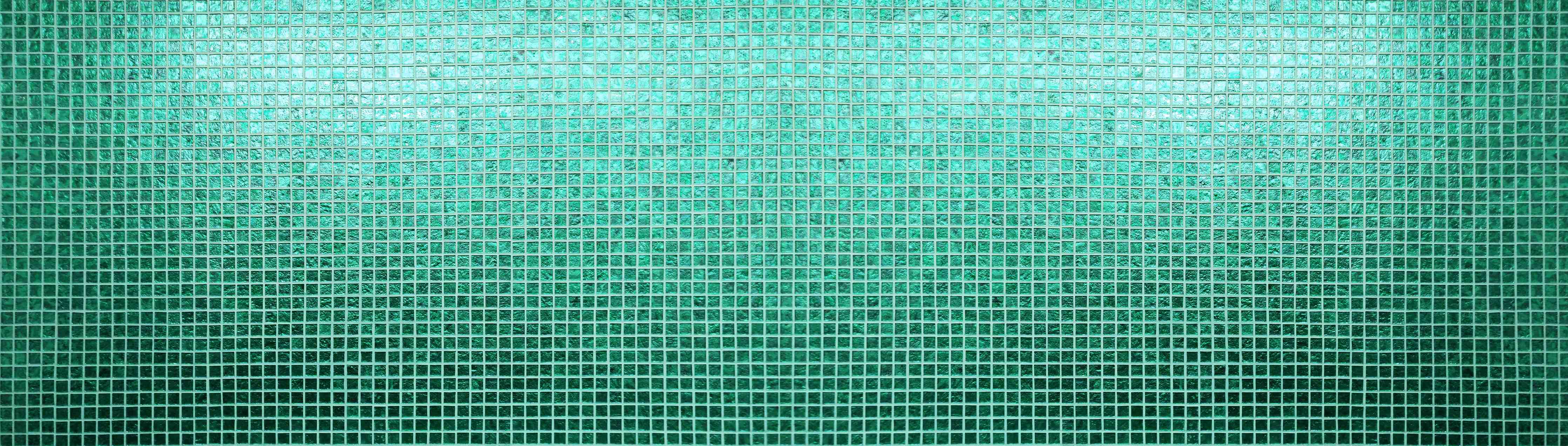 Kinderzimmer Wandgestaltung-Aquamarin-Türkis-Mosaikfliesen