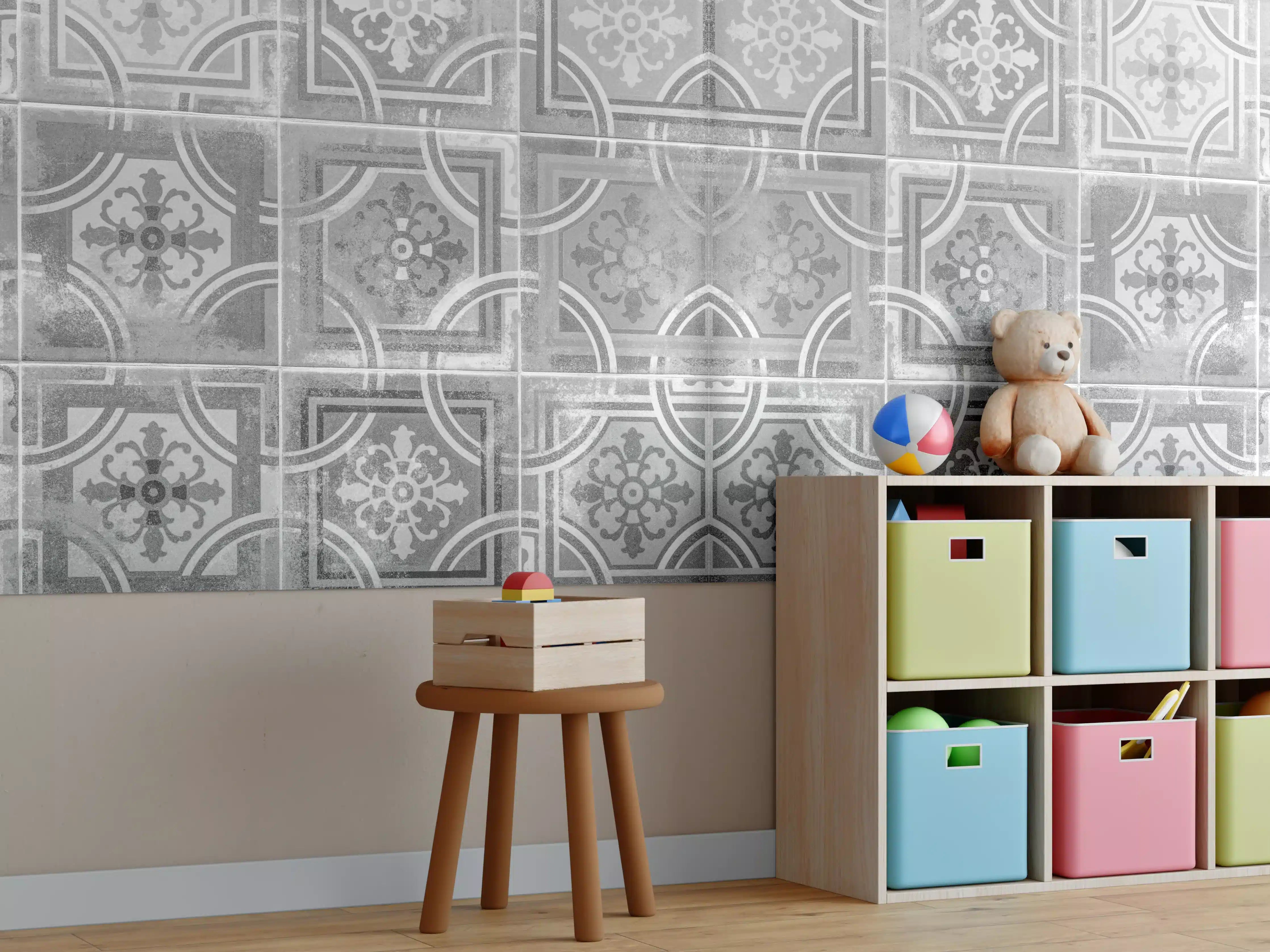 Kinderzimmer Wandgestaltung - Arabische schäbige Fliesen Hintergrund