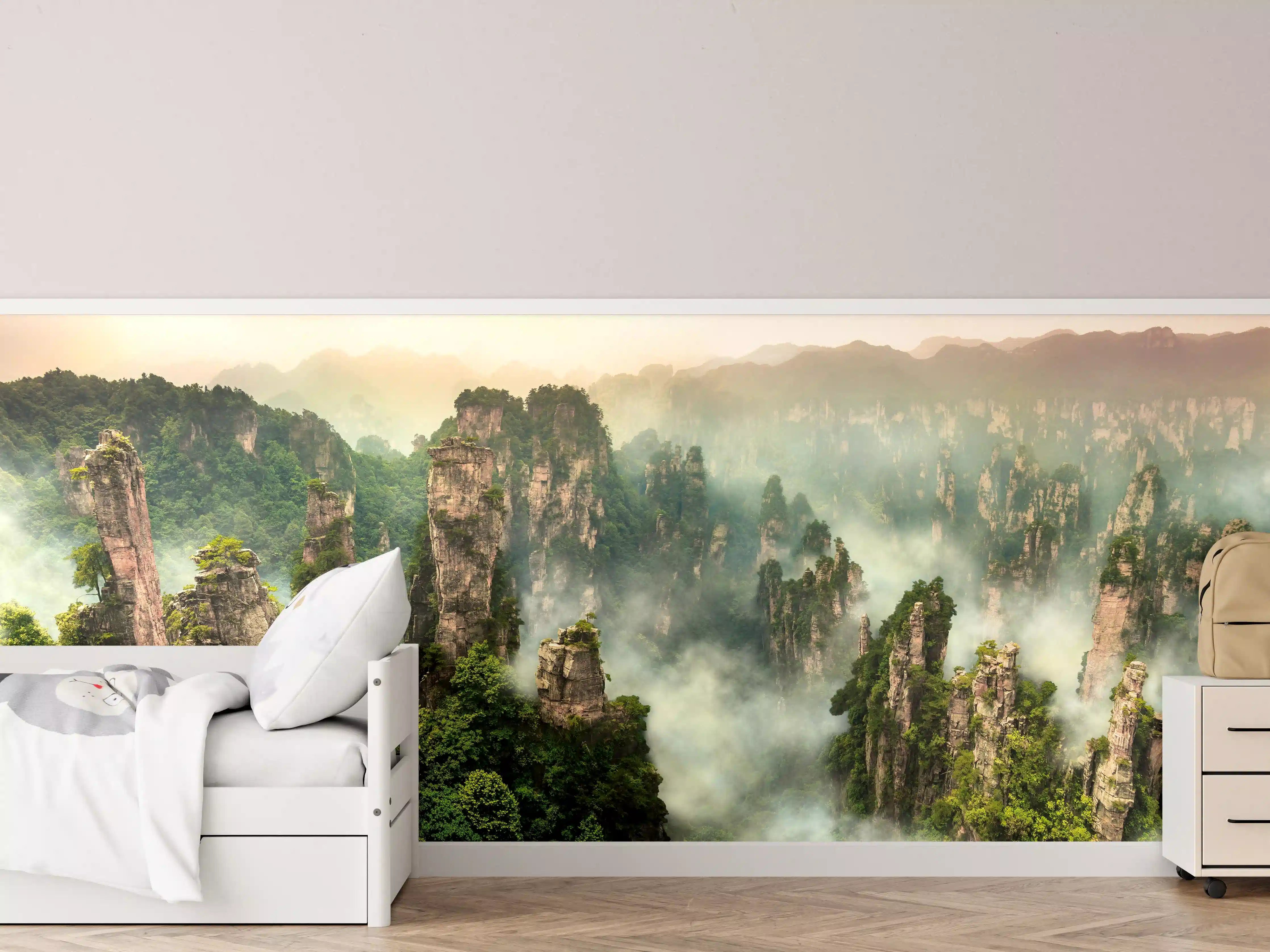 Kinderzimmer Wandgestaltung - Atemberaubende Landschaft in China