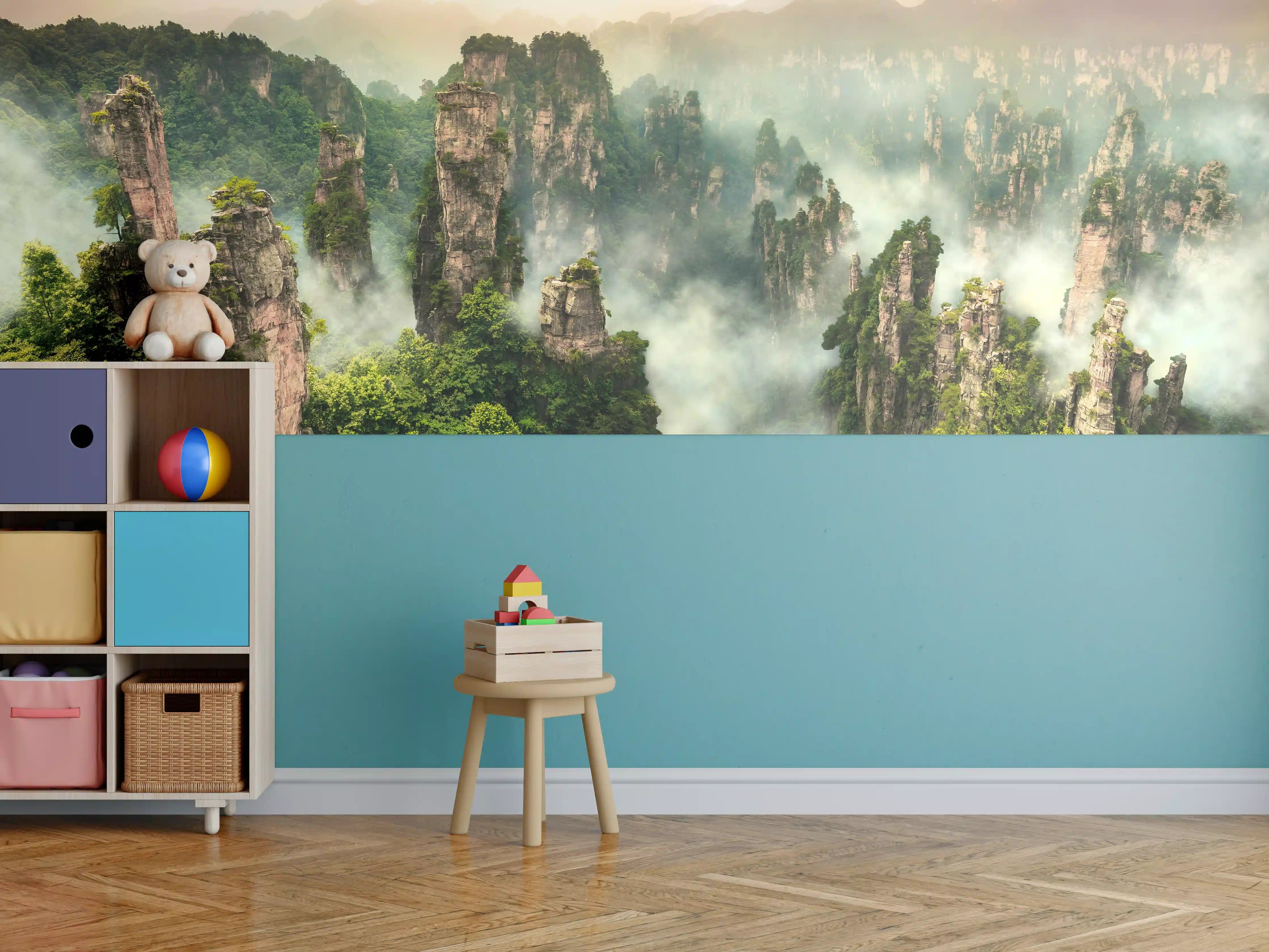 Kinderzimmer Wandgestaltung - Atemberaubende Landschaft in China