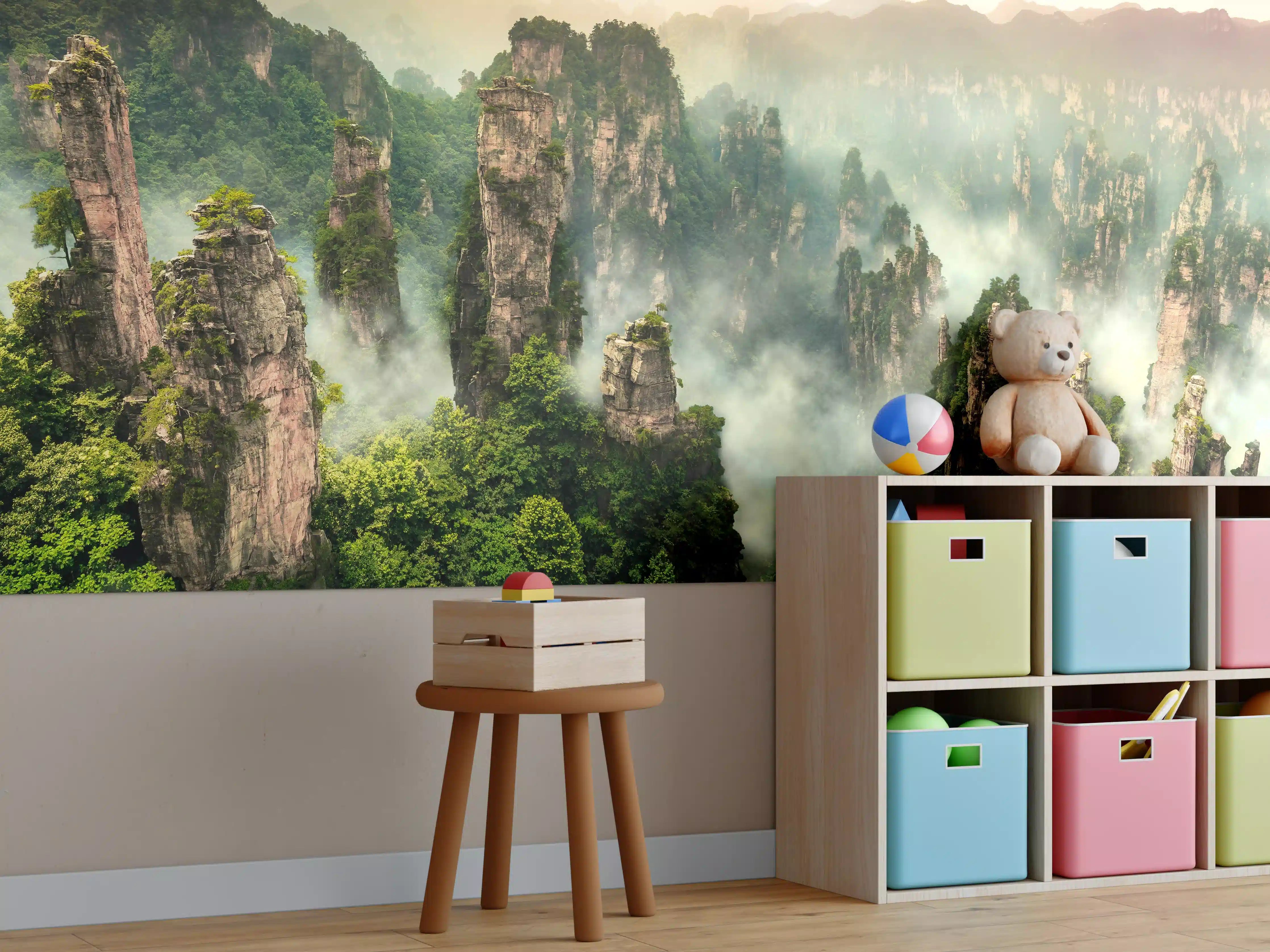 Kinderzimmer Wandgestaltung - Atemberaubende Landschaft in China