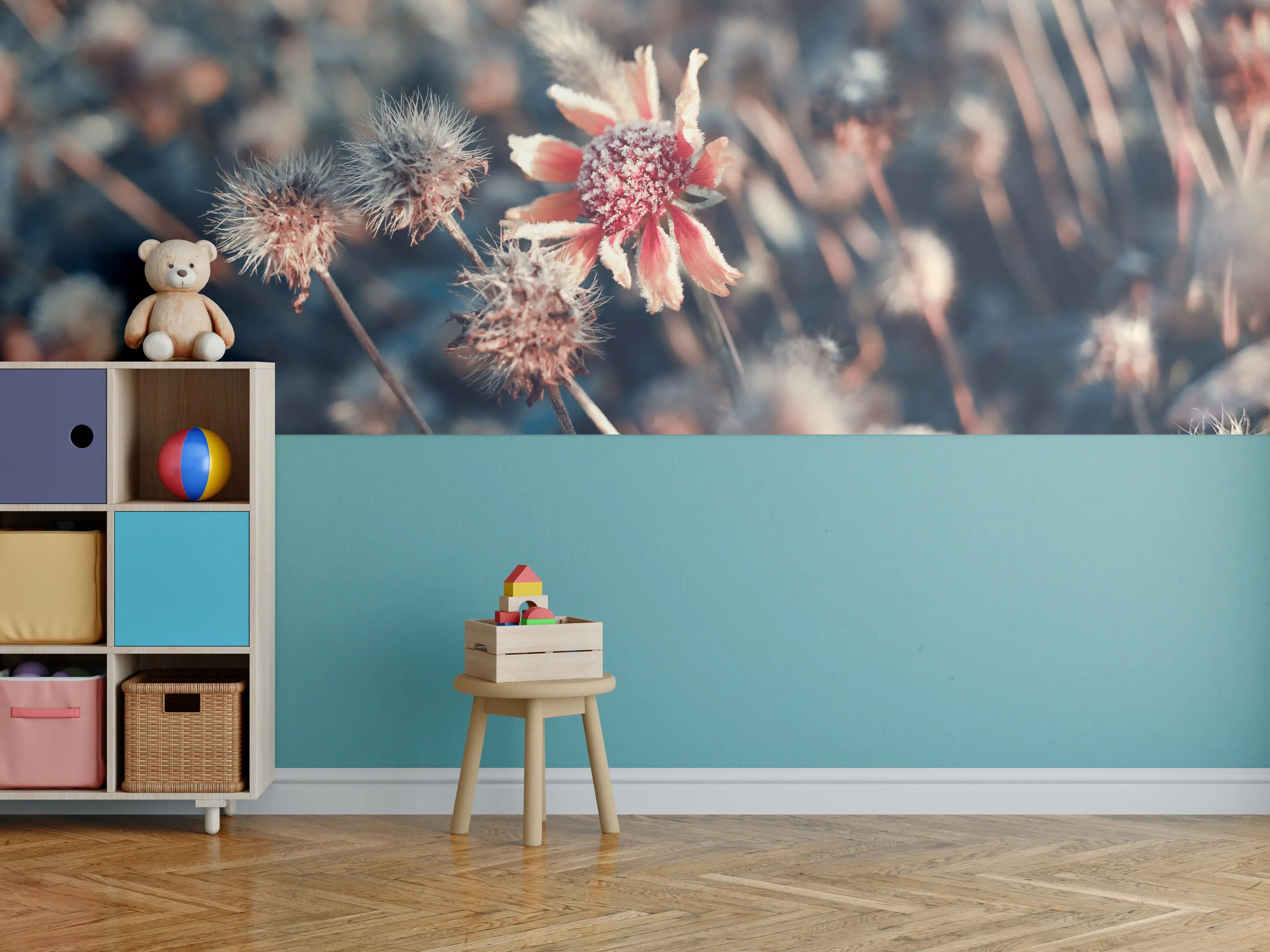 Kinderzimmer Wandgestaltung - Autofokus-Aufnahme mit leichtem Bokeh-Effekt