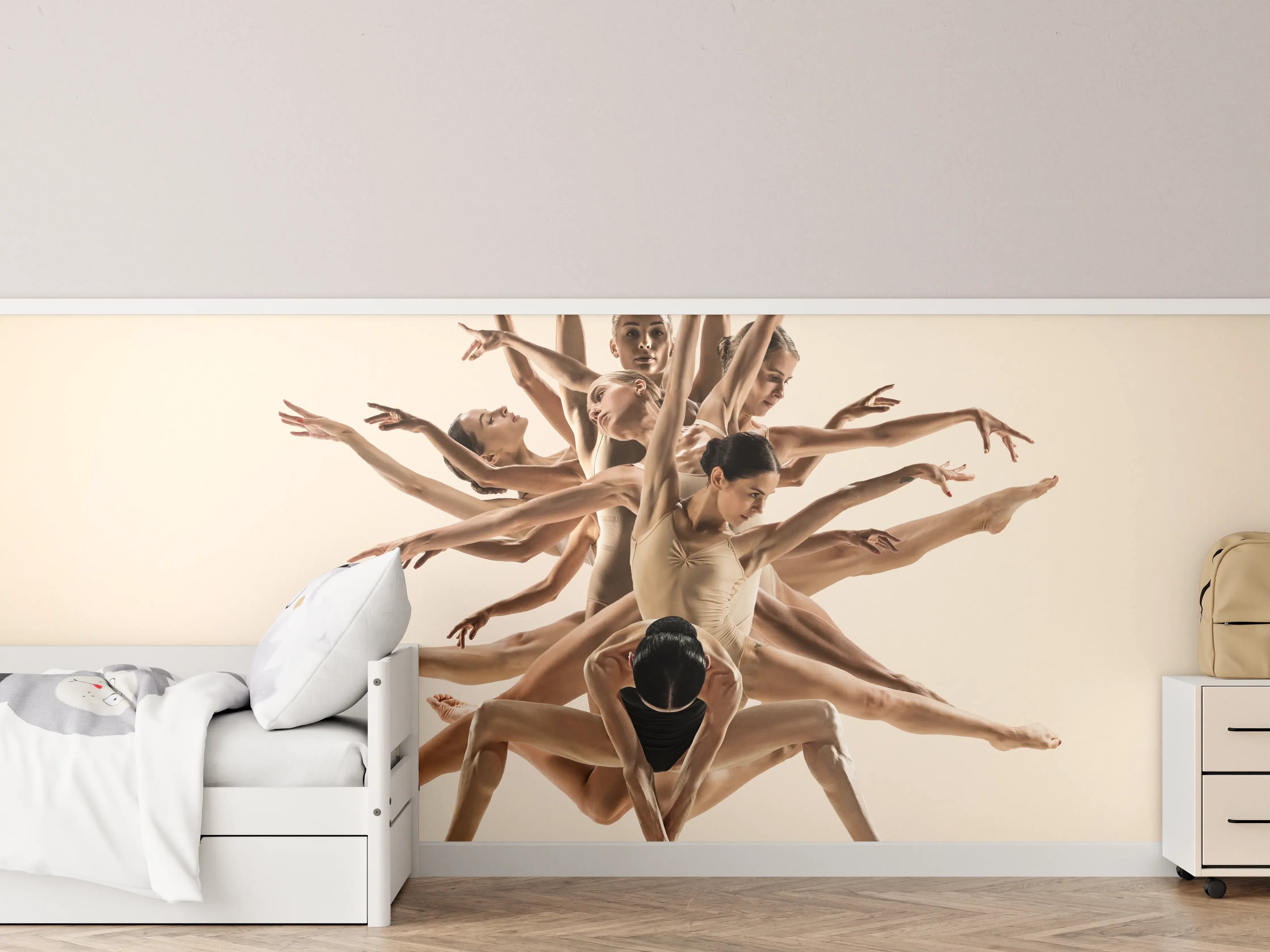 Kinderzimmer Wandgestaltung - Ballet Tänzerinnen Zeitgenössische Ballettkunst