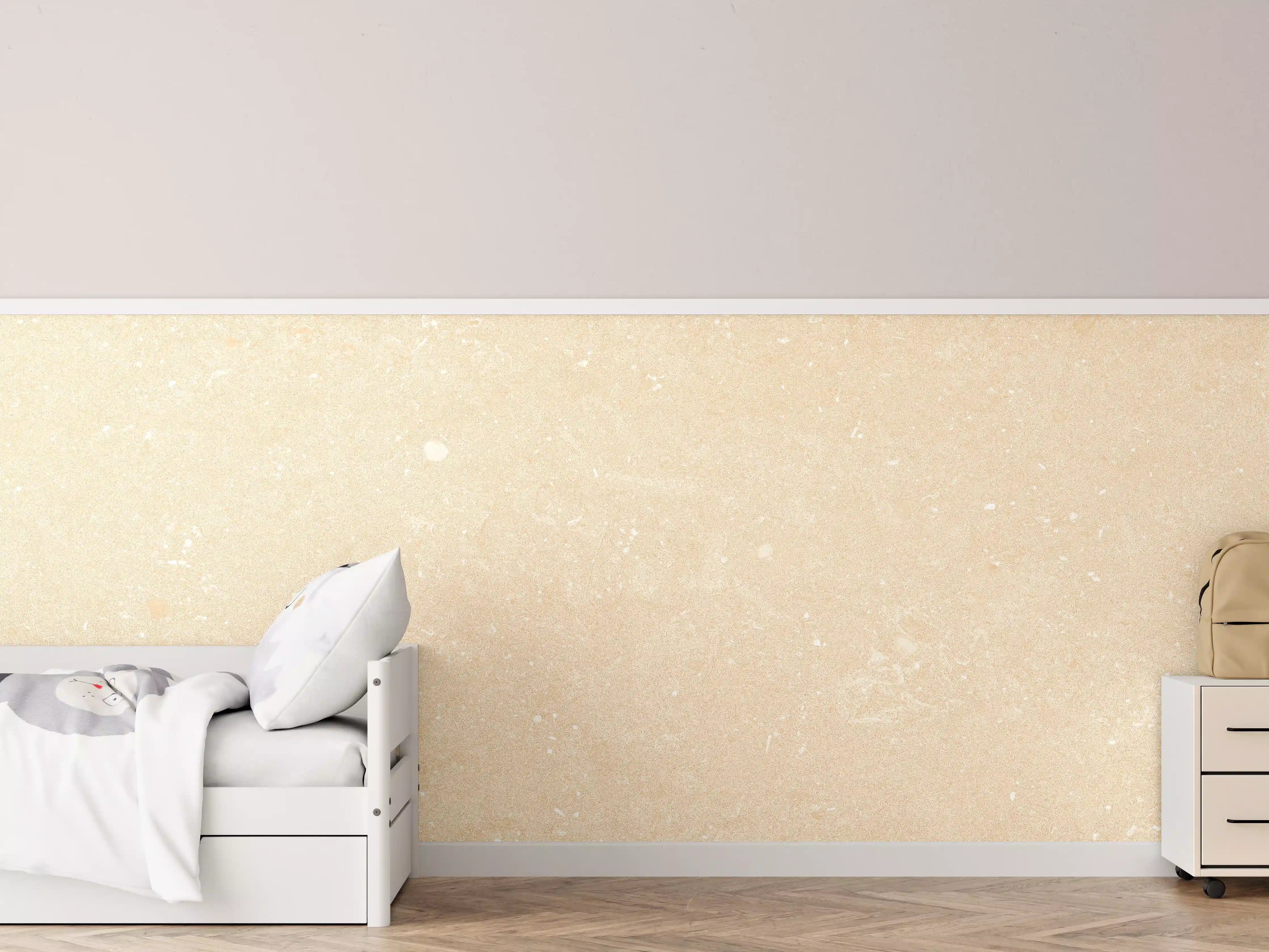 Kinderzimmer Wandgestaltung - Beige Papyrus Textur