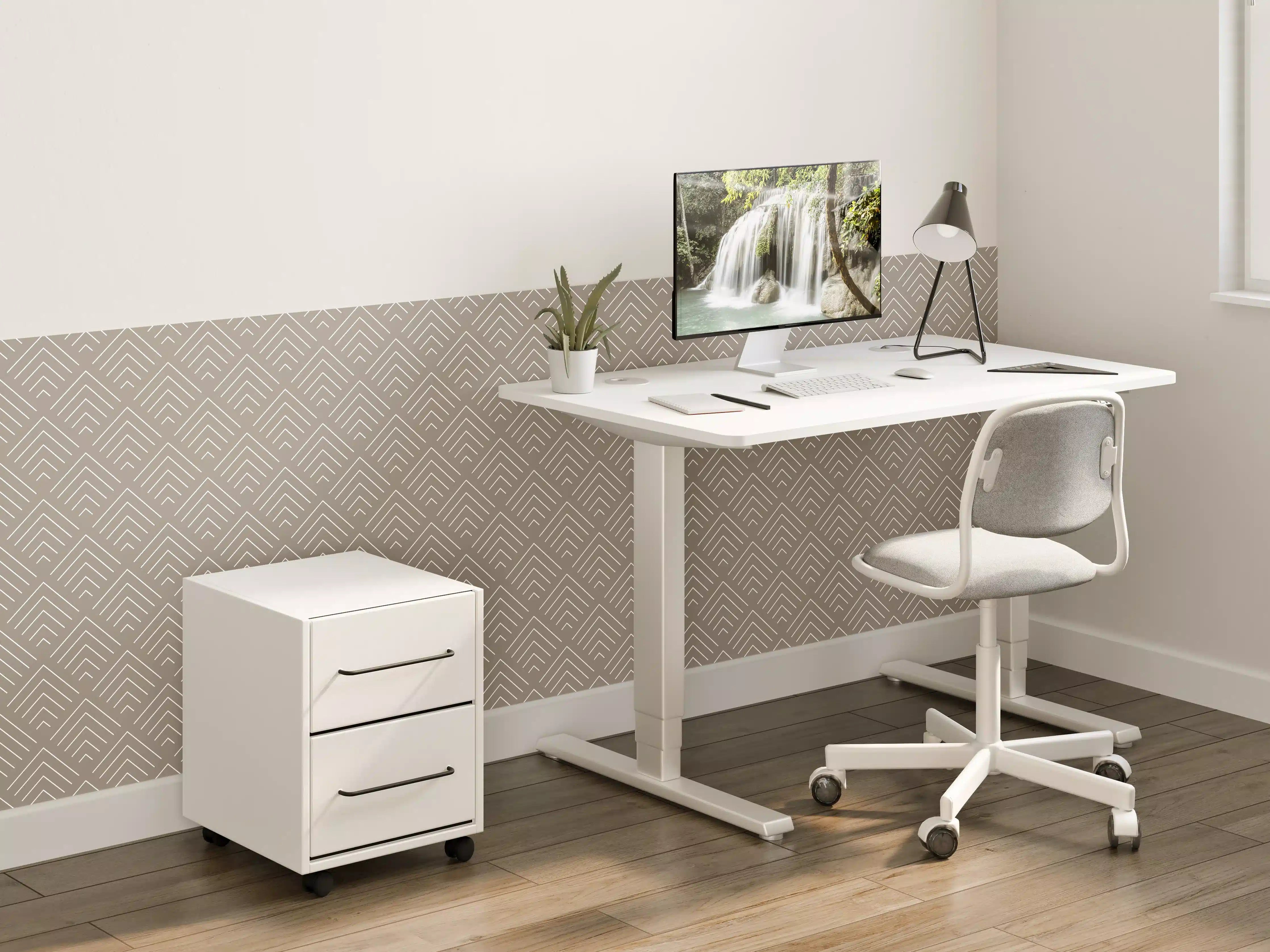 Kinderzimmer Wandgestaltung - Beige-motivierte Wandgestaltung