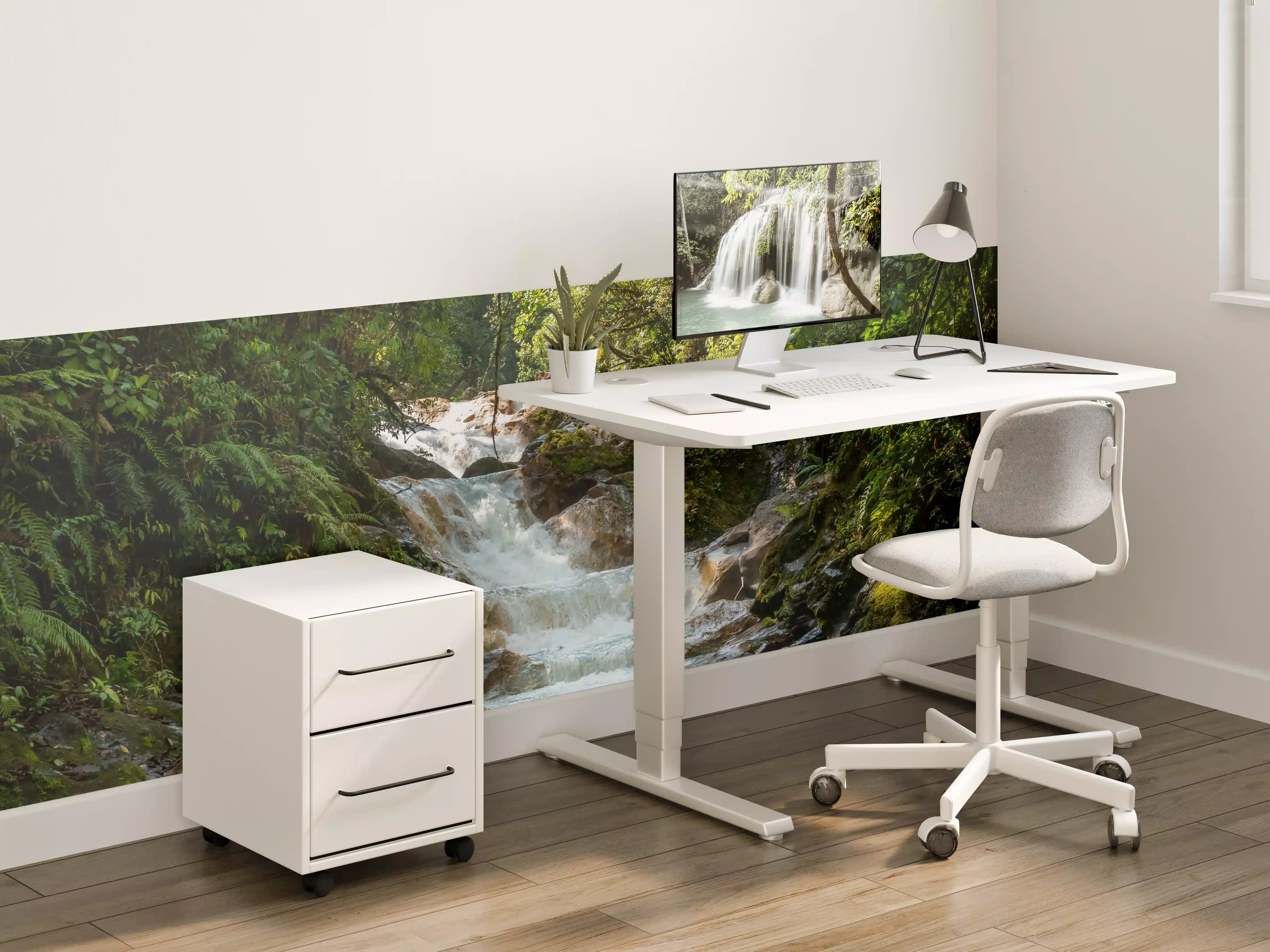 Kinderzimmer Wandgestaltung - Blauer Costa Rica Wasserfall