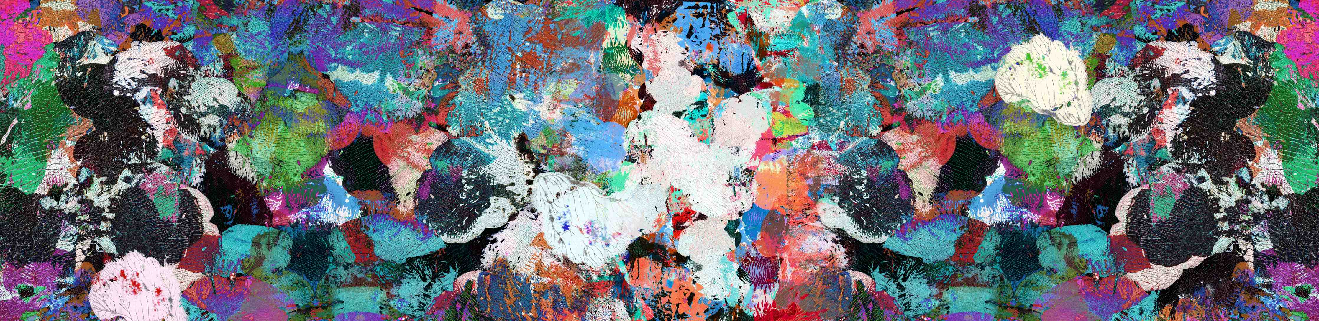 Kinderzimmer Wandgestaltung-Bunte lebendige Kunst