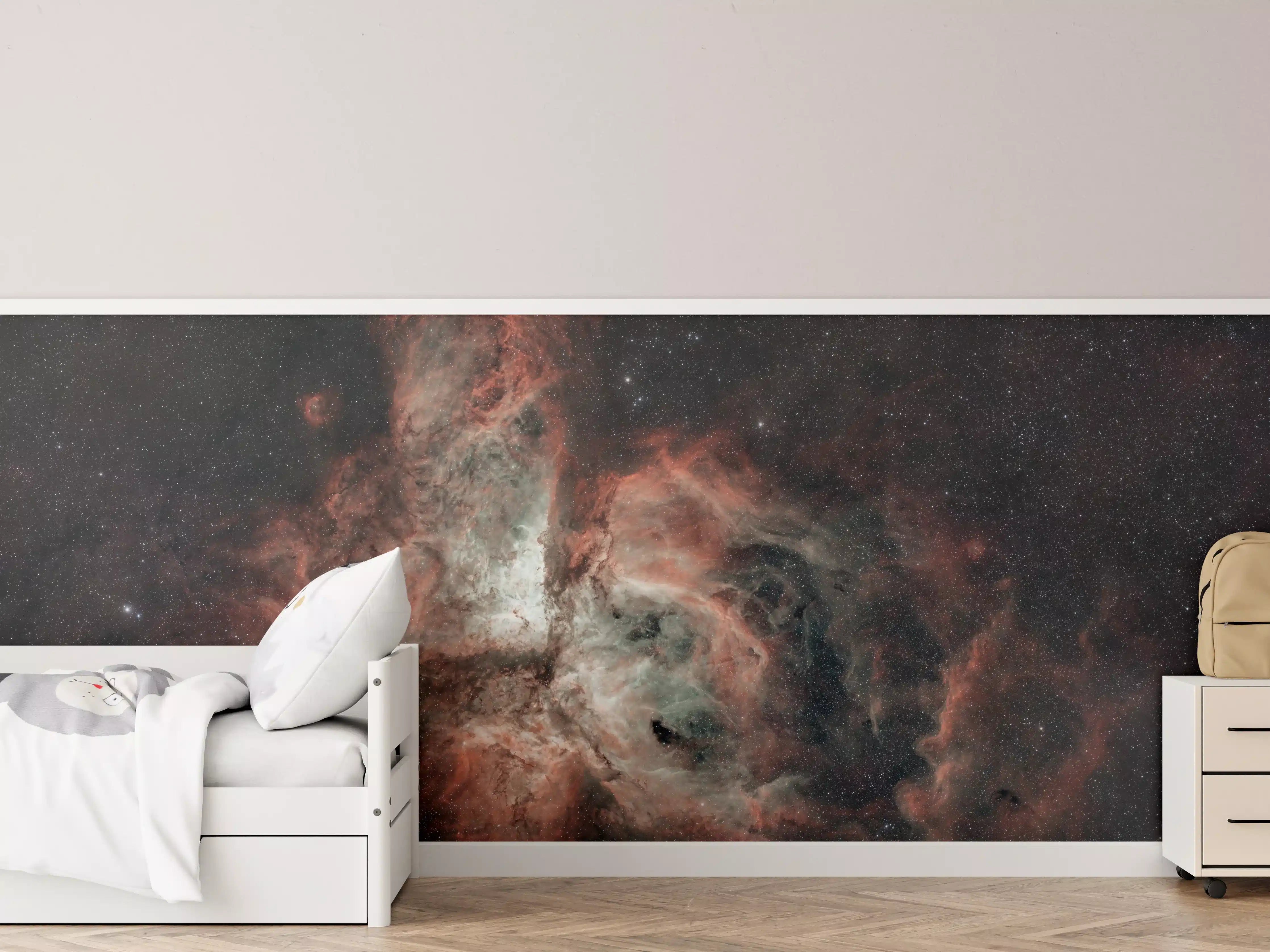 Kinderzimmer Wandgestaltung - Carinanebel - Sternenbild