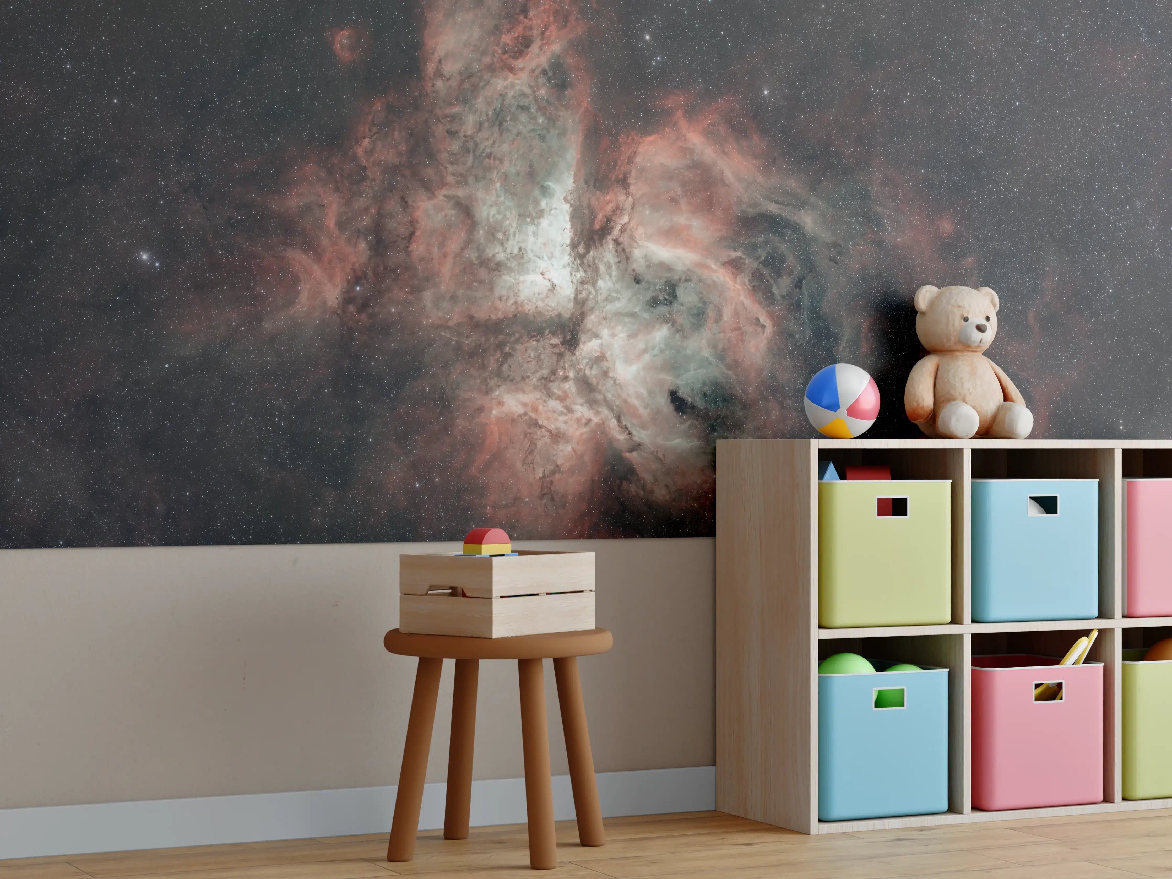 Kinderzimmer Wandgestaltung - Carinanebel - Sternenbild