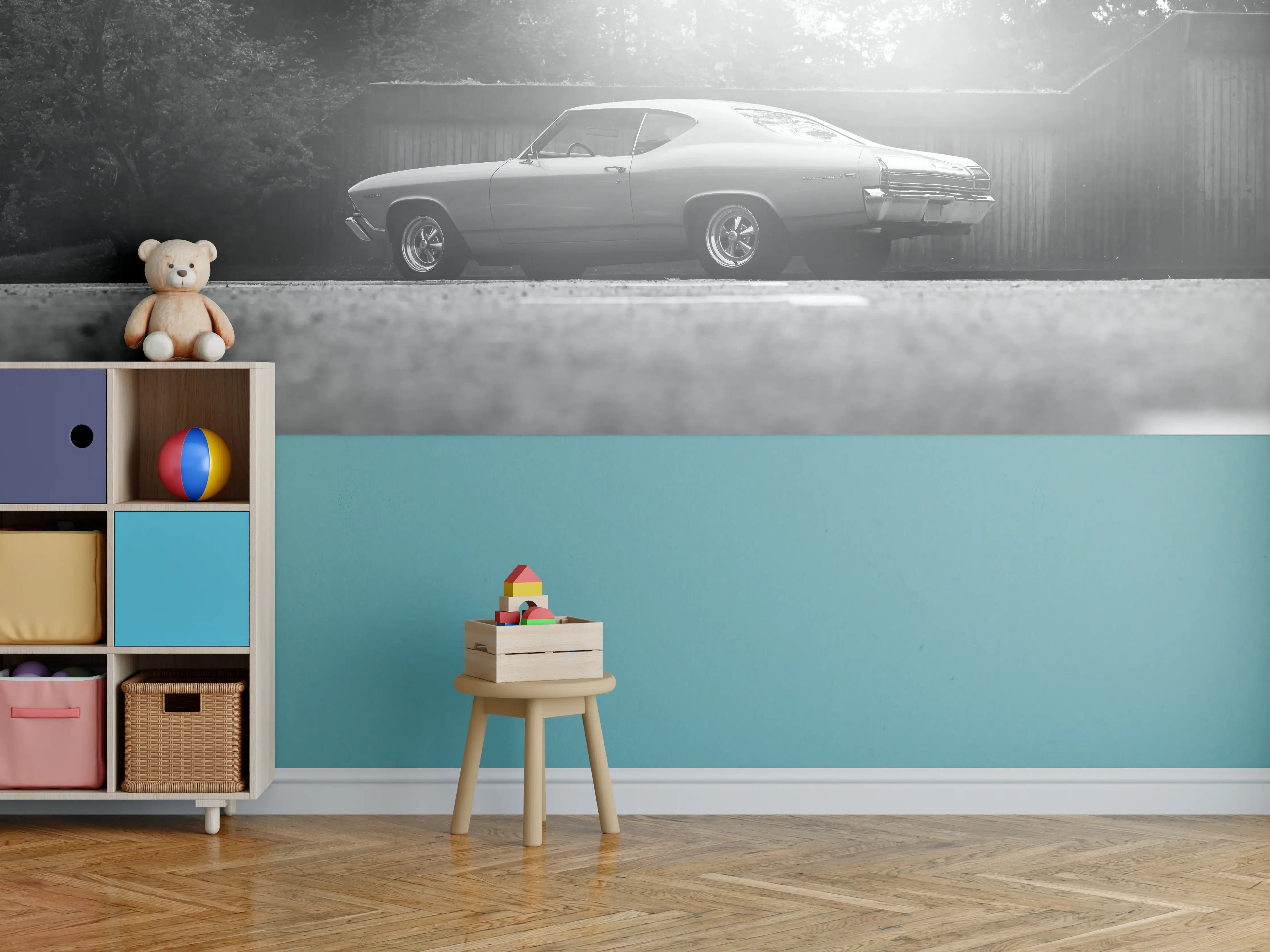 Kinderzimmer Wandgestaltung - Chevrolet Chevelle Malibu 1969