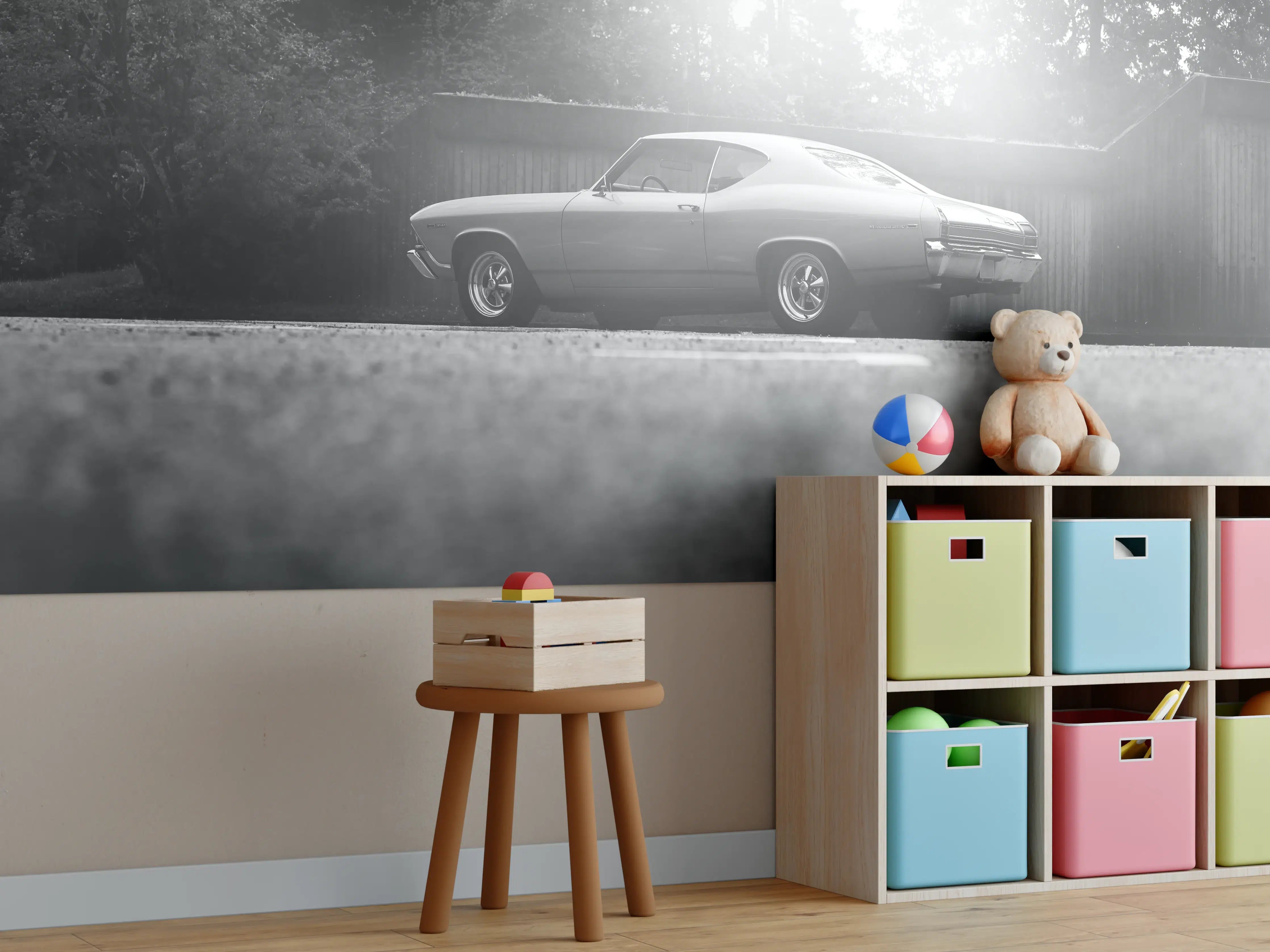 Kinderzimmer Wandgestaltung - Chevrolet Chevelle Malibu 1969