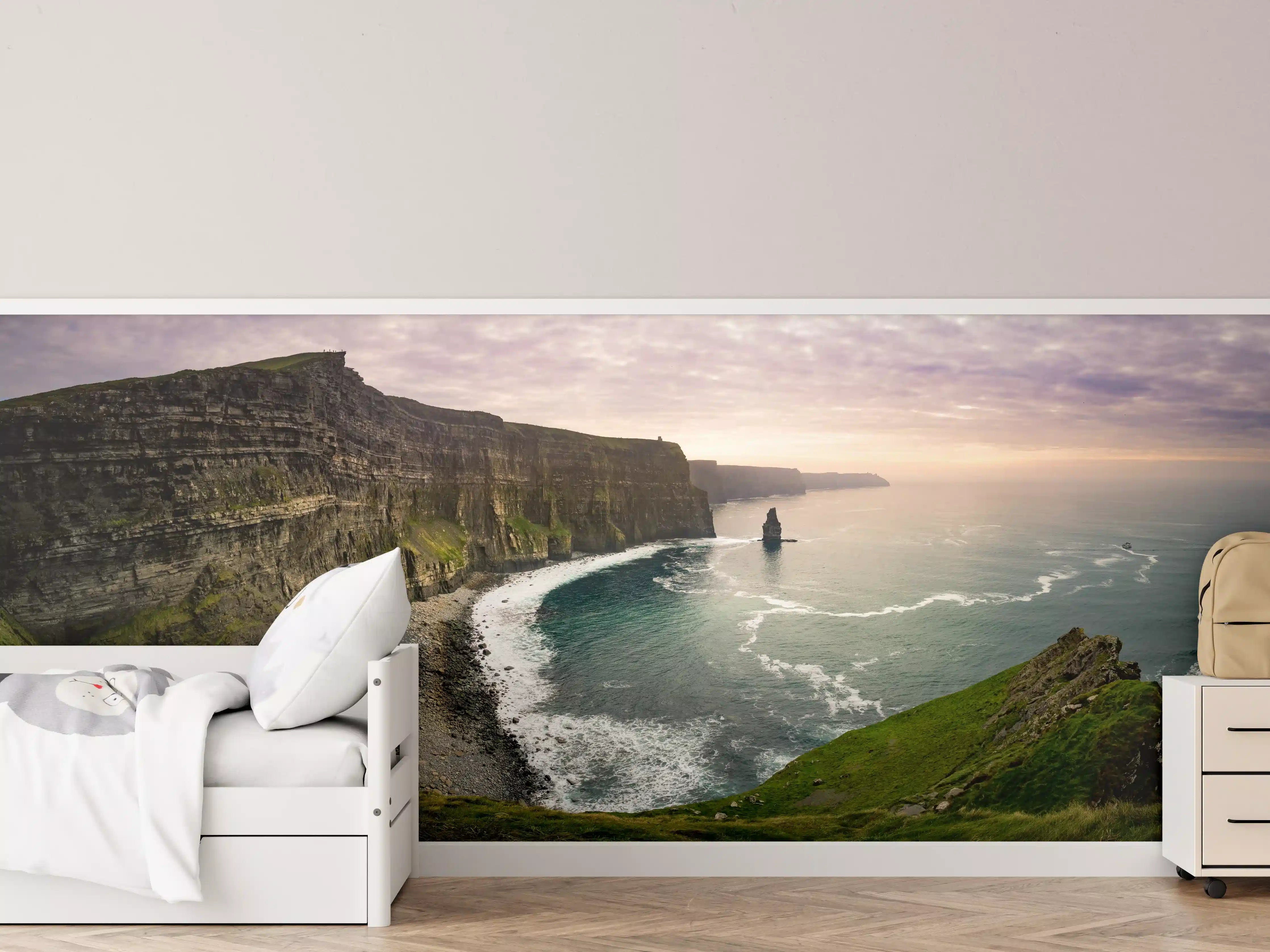Kinderzimmer Wandgestaltung - Cliffs of Moher in Irland