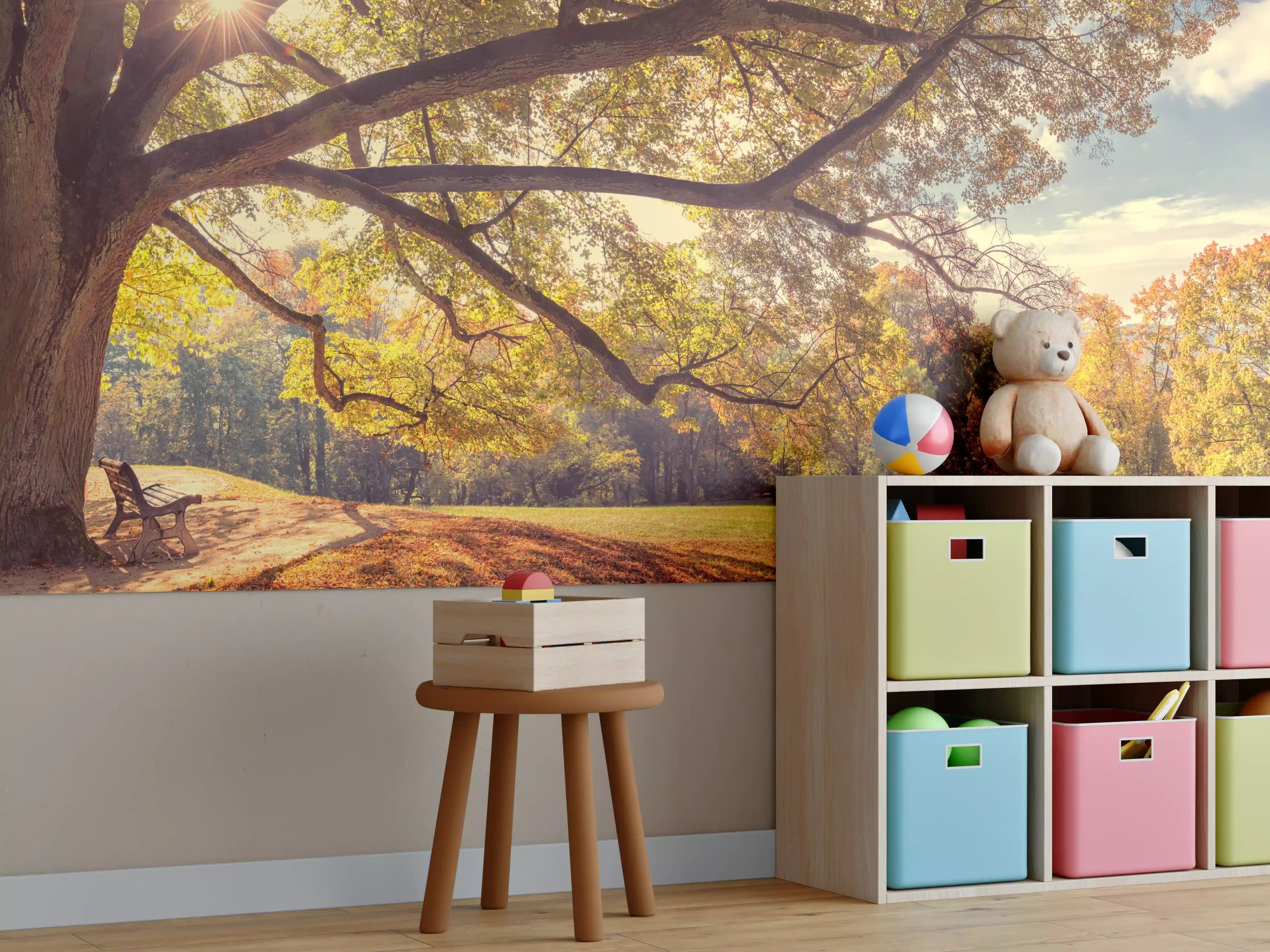 Kinderzimmer Wandgestaltung - Coburg Hofgarten - Oberfranken