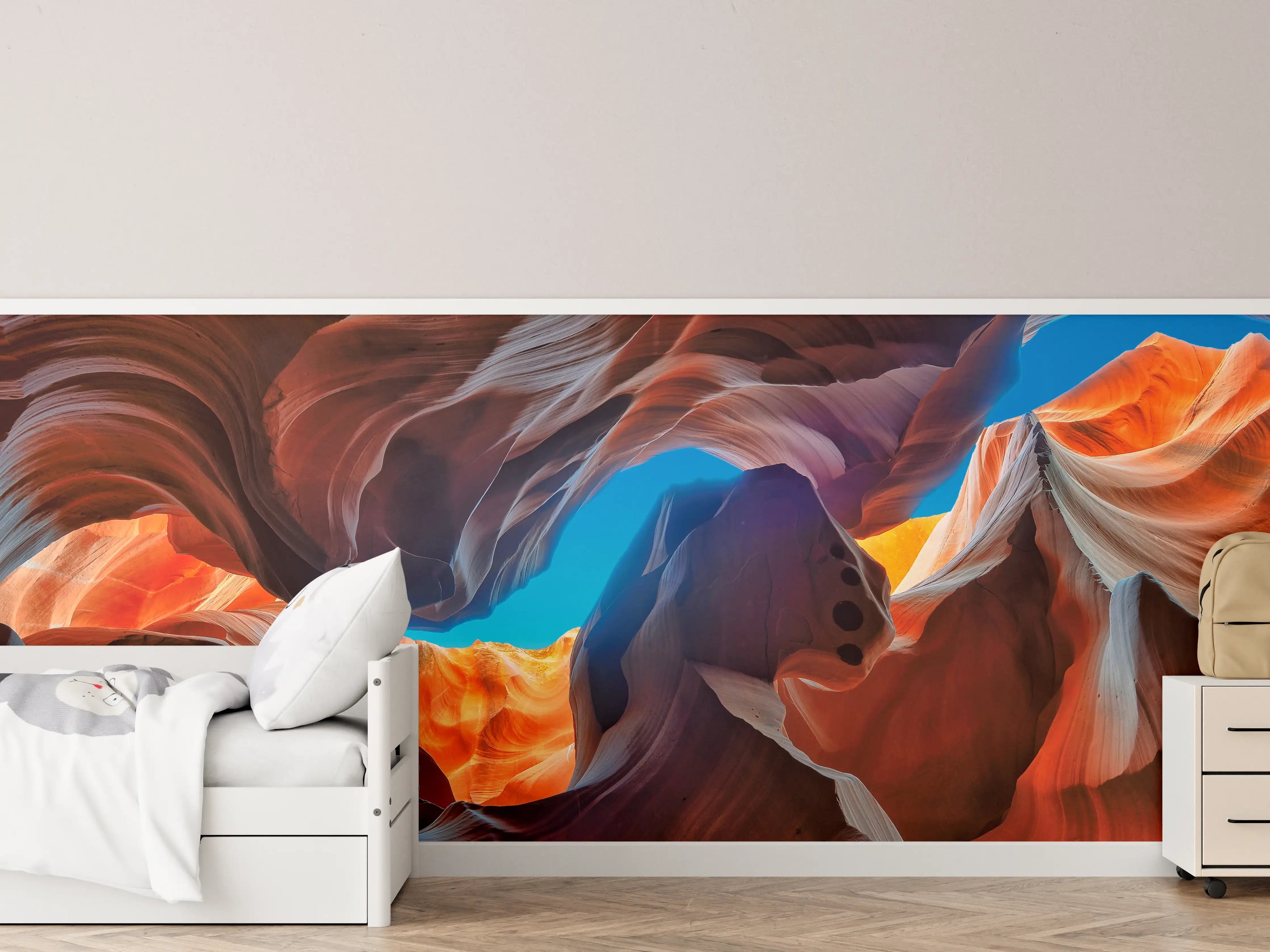 Kinderzimmer Wandgestaltung - Der magische Antelope Canyon