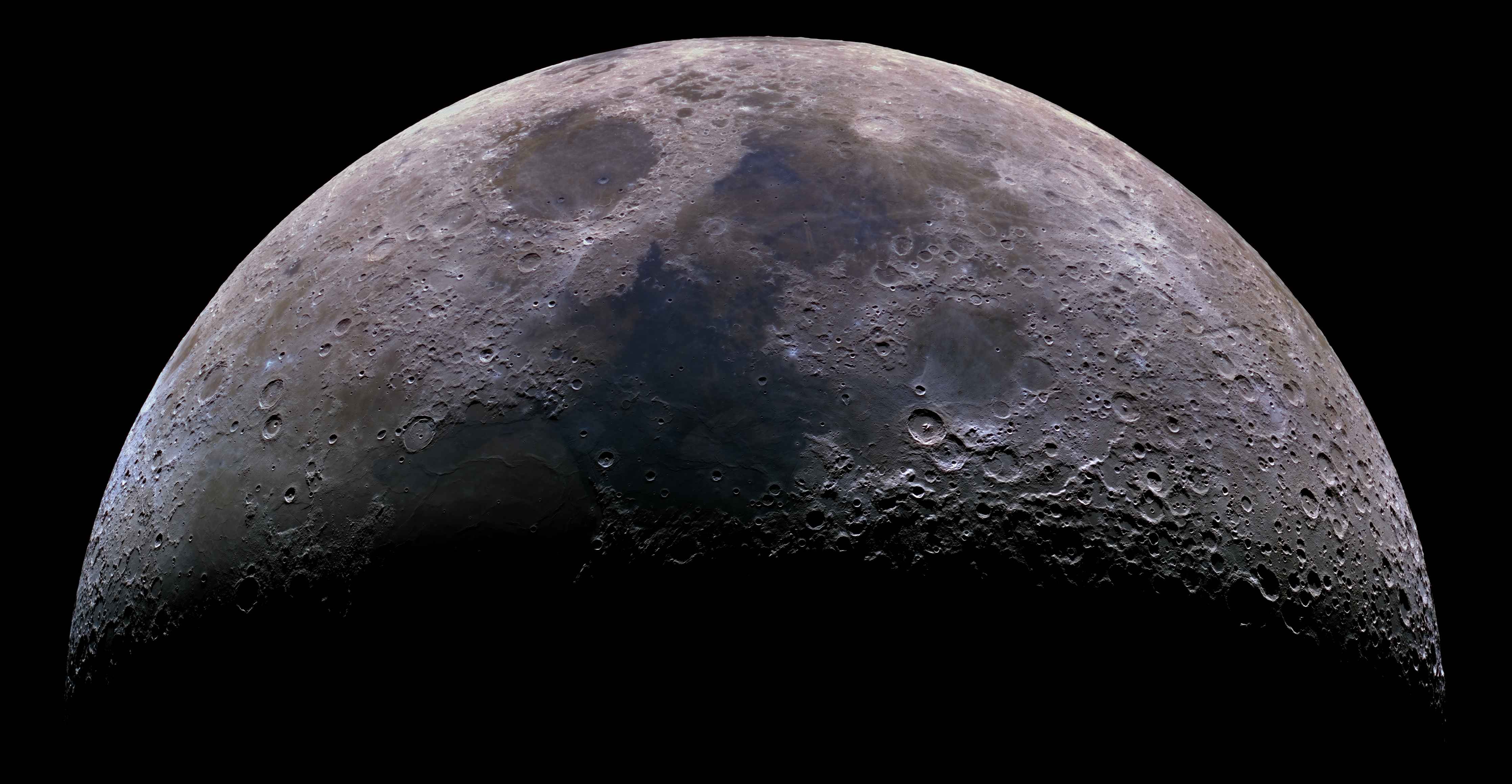 Kinderzimmer Wandgestaltung-Detailreiches Bild einer Mondsichel