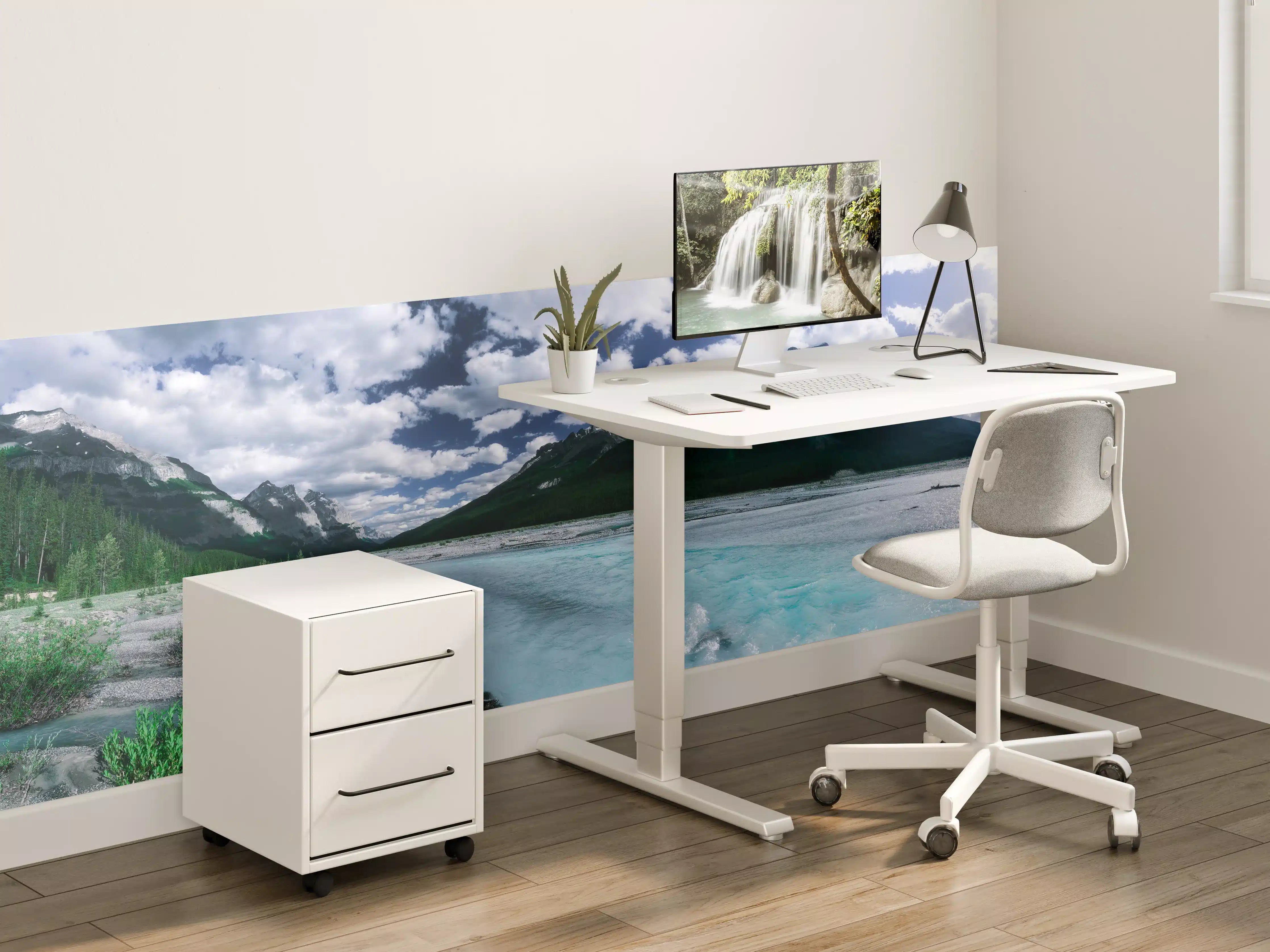 Kinderzimmer Wandgestaltung - Dramatische Landschaft entlang des Icefields Parkway