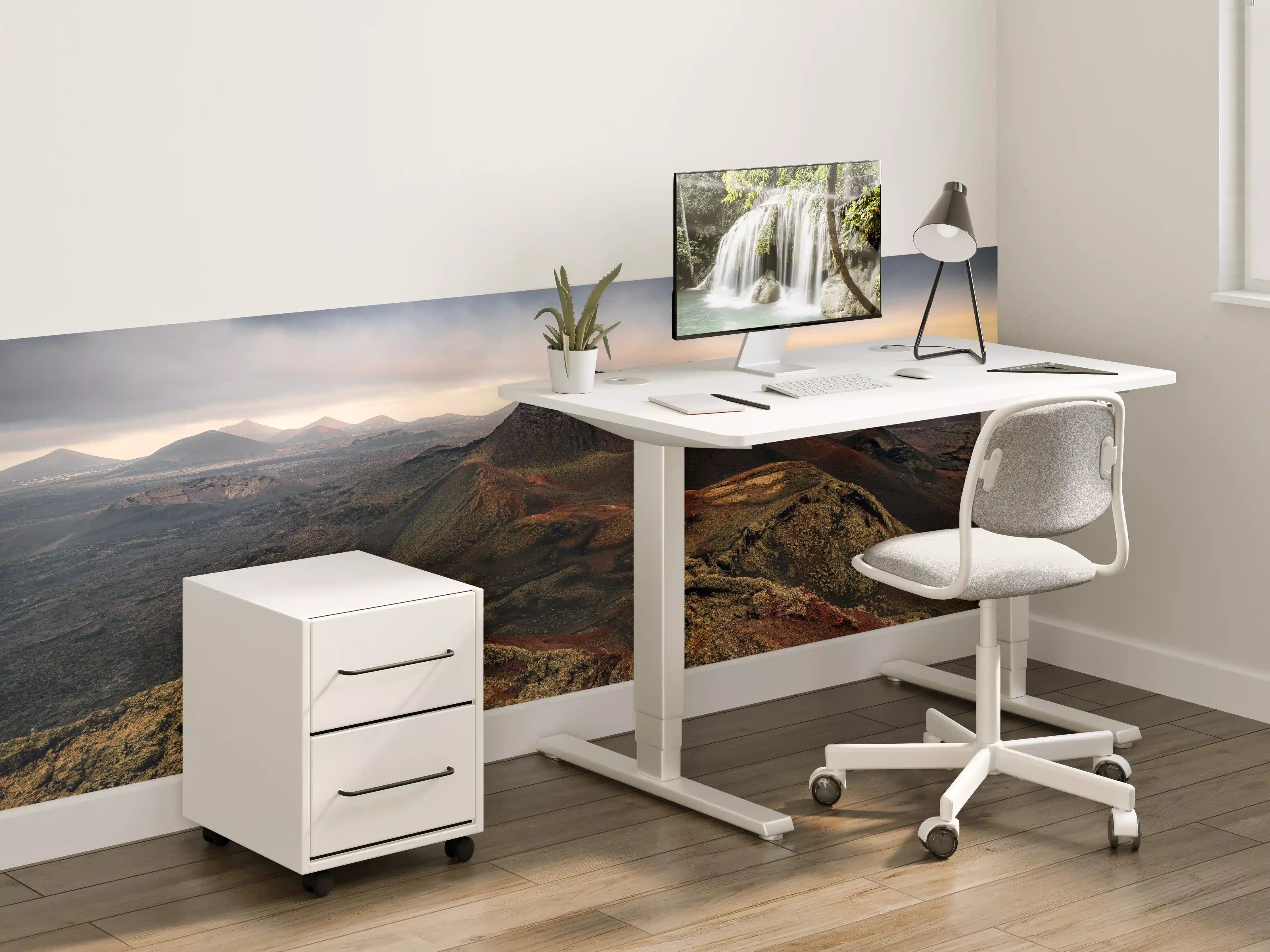 Kinderzimmer Wandgestaltung - Dramatische Vulkan-Landschaft Lanzarote