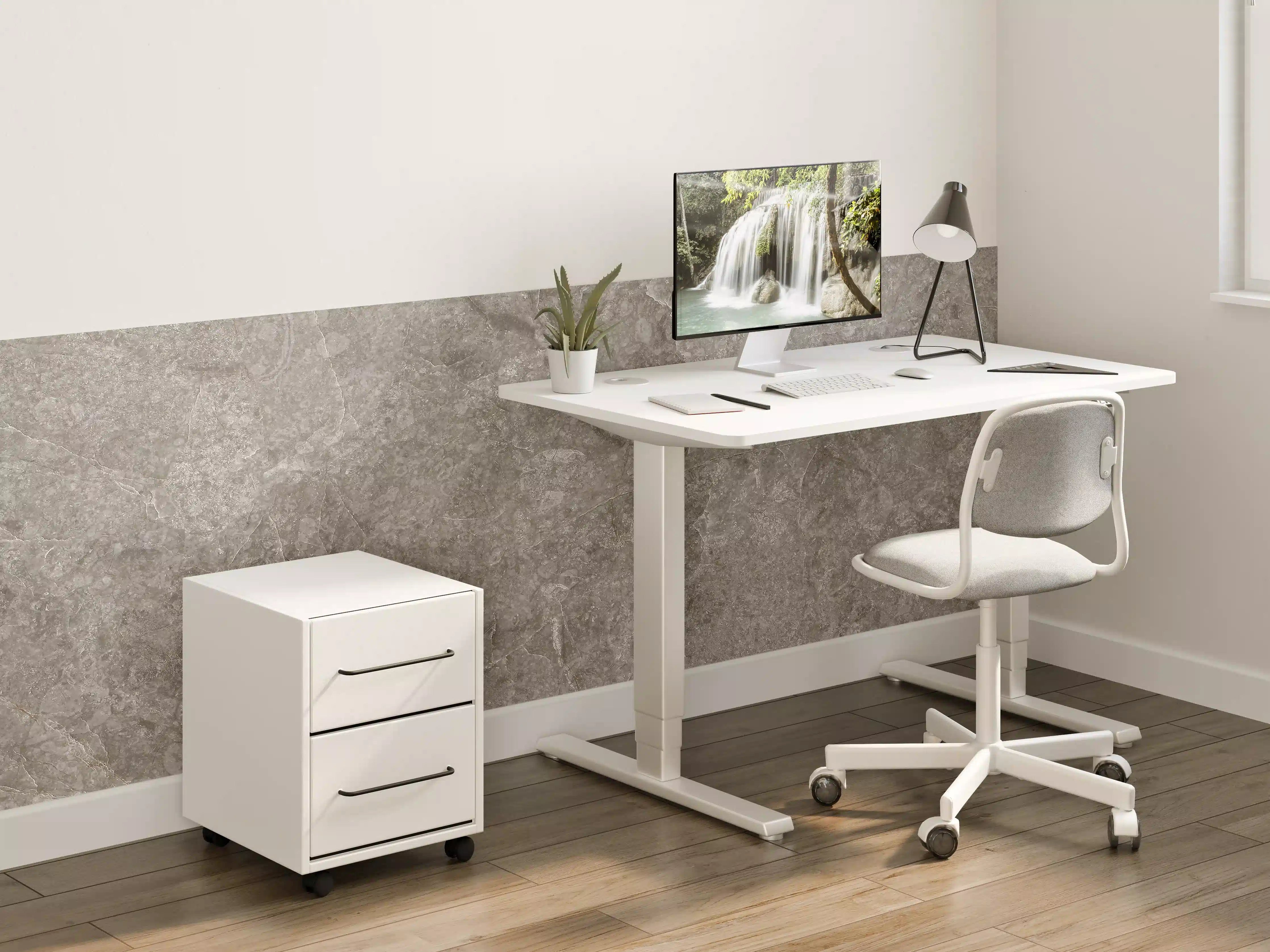 Kinderzimmer Wandgestaltung - Dunkle Marmor Stein Textur