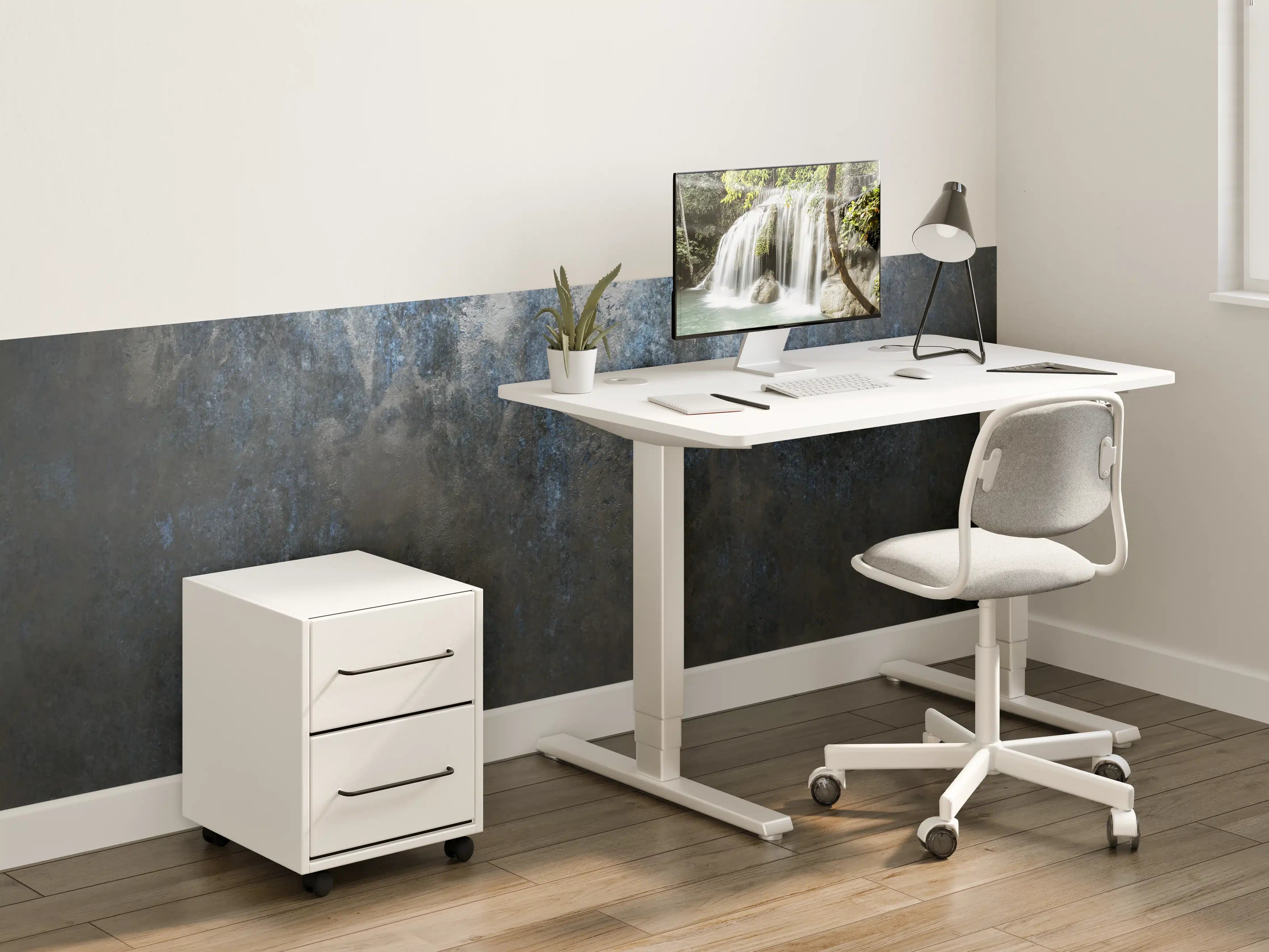 Kinderzimmer Wandgestaltung - Dunkle Metalltextur mit Rosteffekten