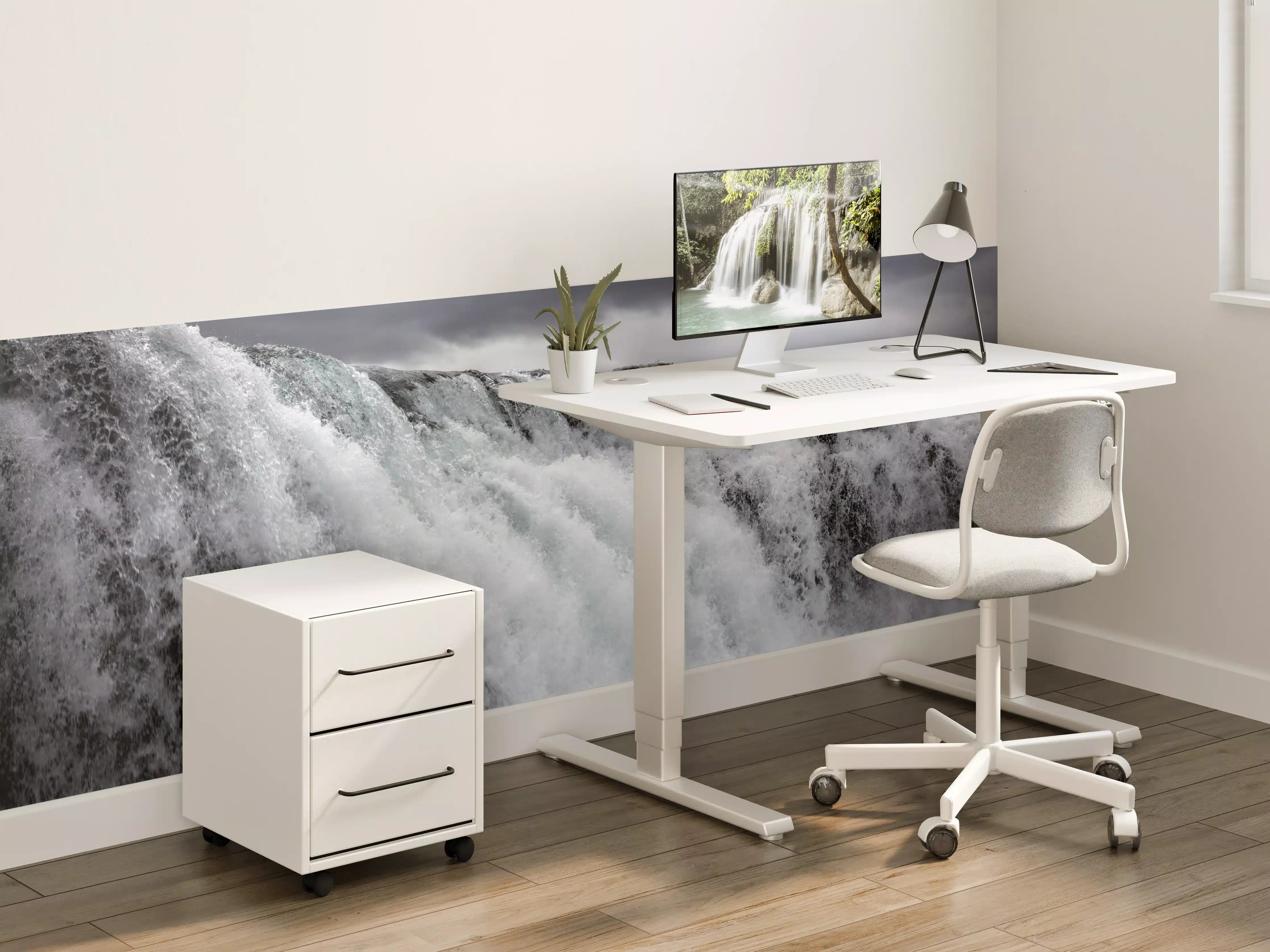 Kinderzimmer Wandgestaltung - Dunkler Wasserfall