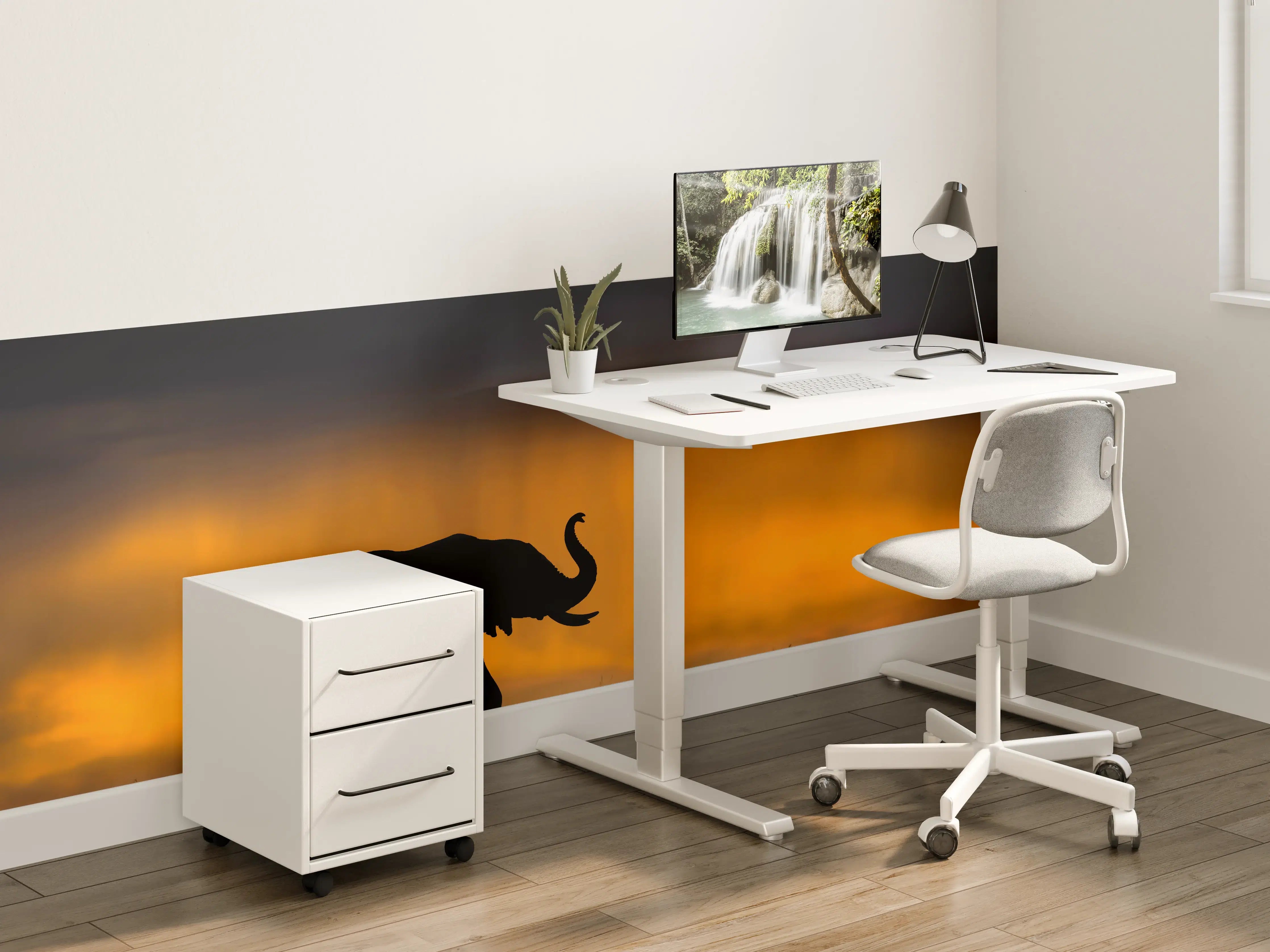 Kinderzimmer Wandgestaltung - Elefant im Sturm