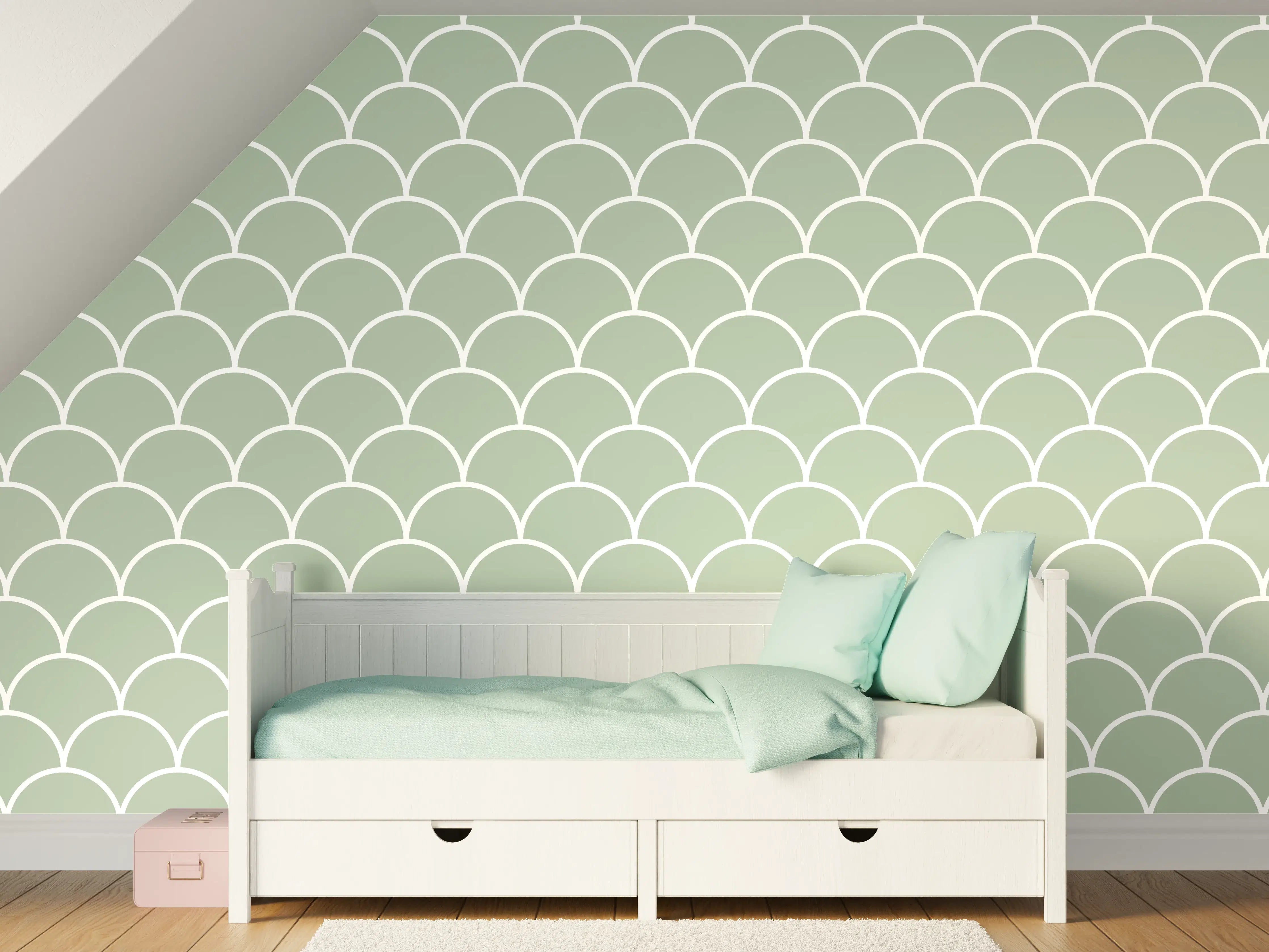 Kinderzimmer Wandgestaltung - Elegante Salvia-Designs