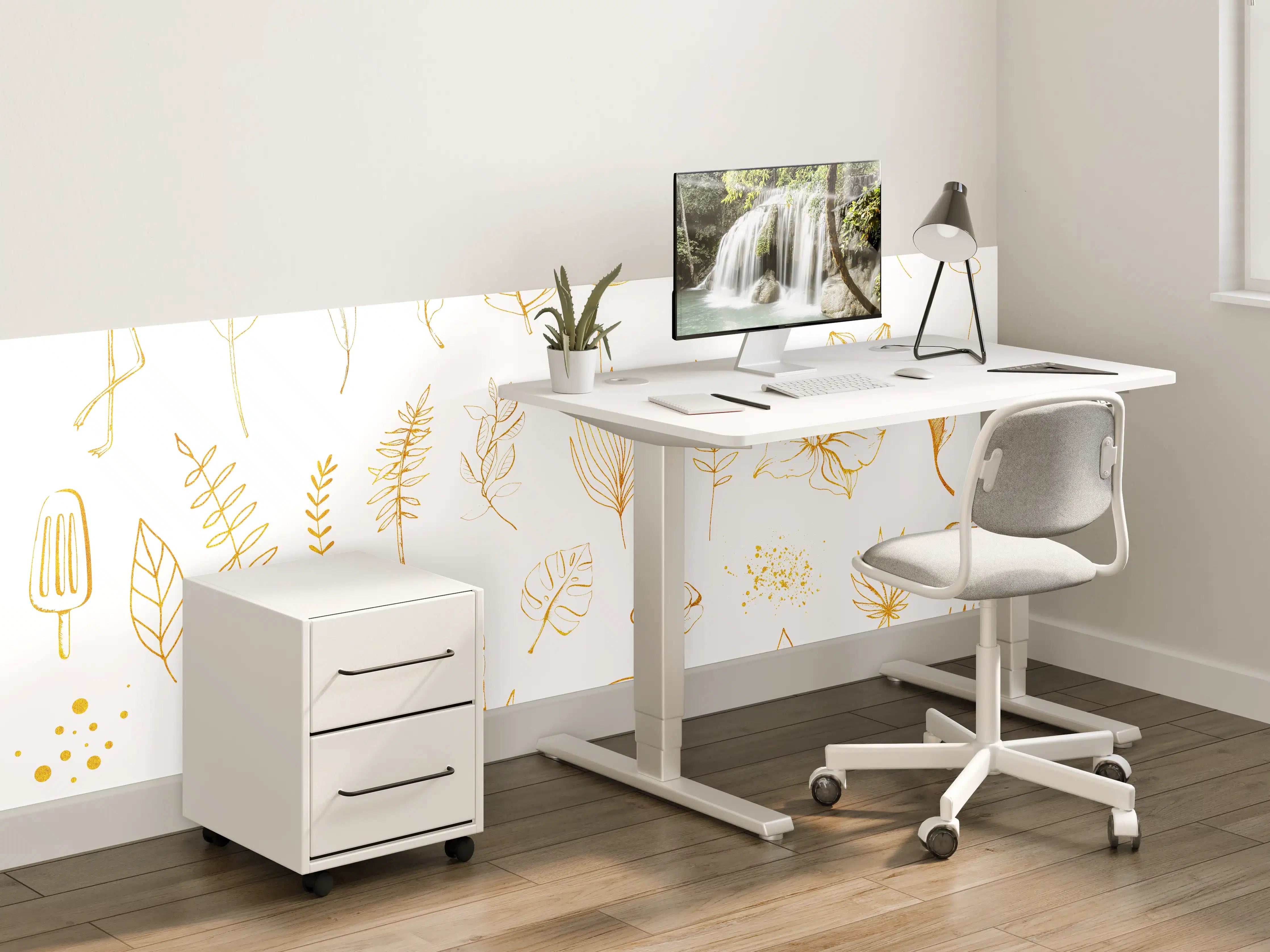 Kinderzimmer Wandgestaltung - Exotische Motive - Zeichenmalerei