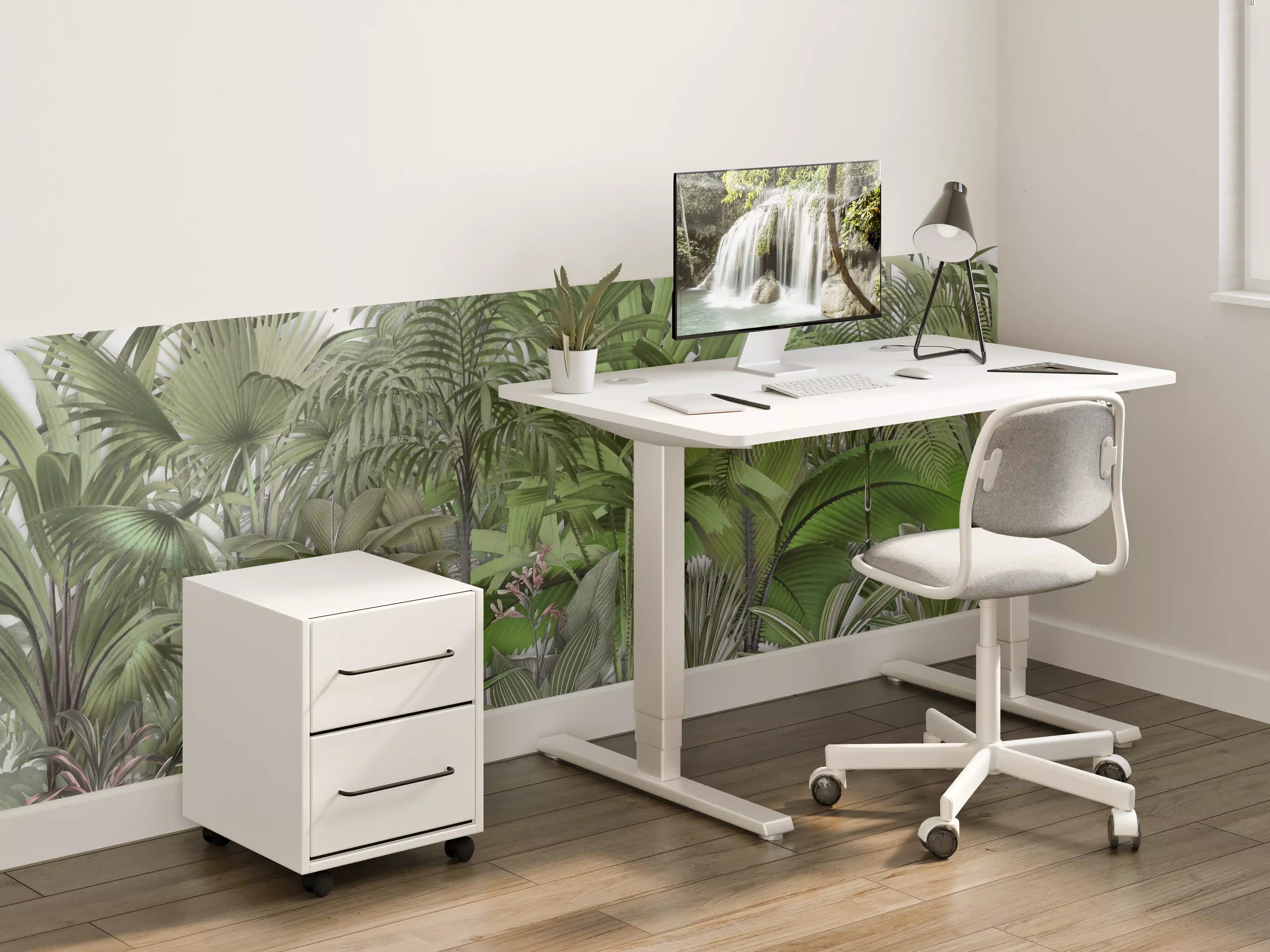 Kinderzimmer Wandgestaltung - Exotische Sträuche