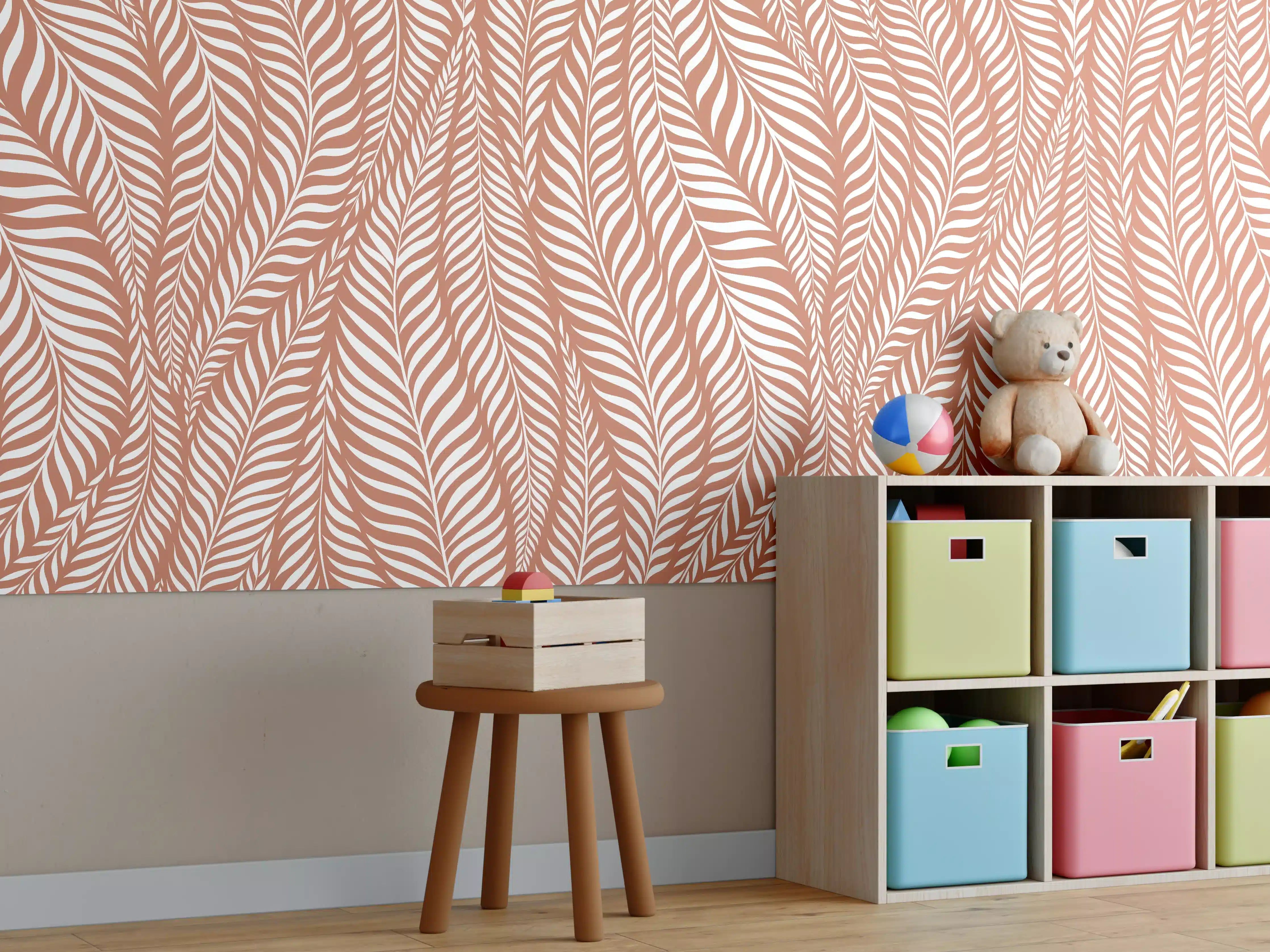 Kinderzimmer Wandgestaltung - Exquisite weiße Marmortextur mit sanften Graunuancen