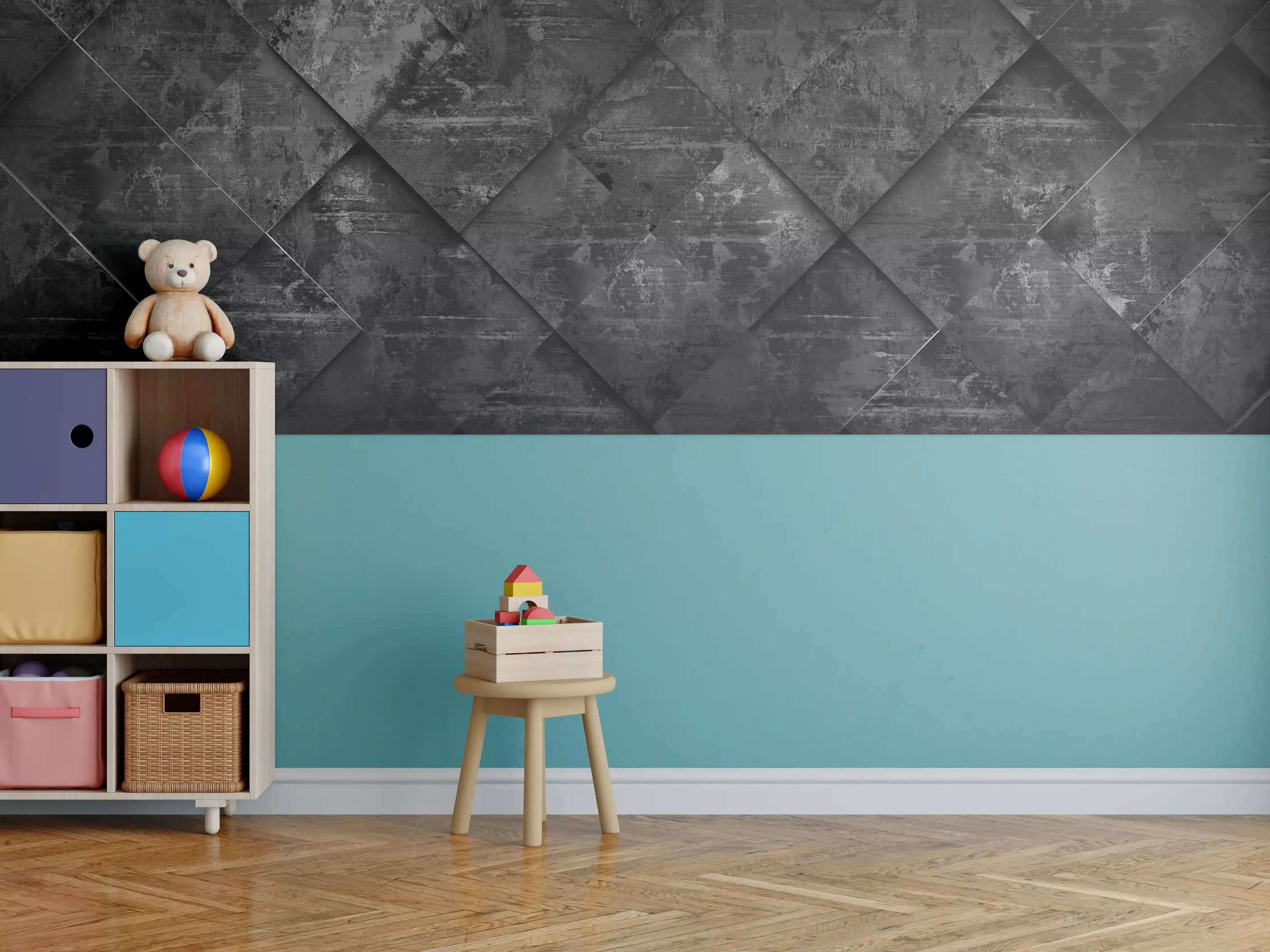 Kinderzimmer Wandgestaltung - Extra Dark Design Hintergrund