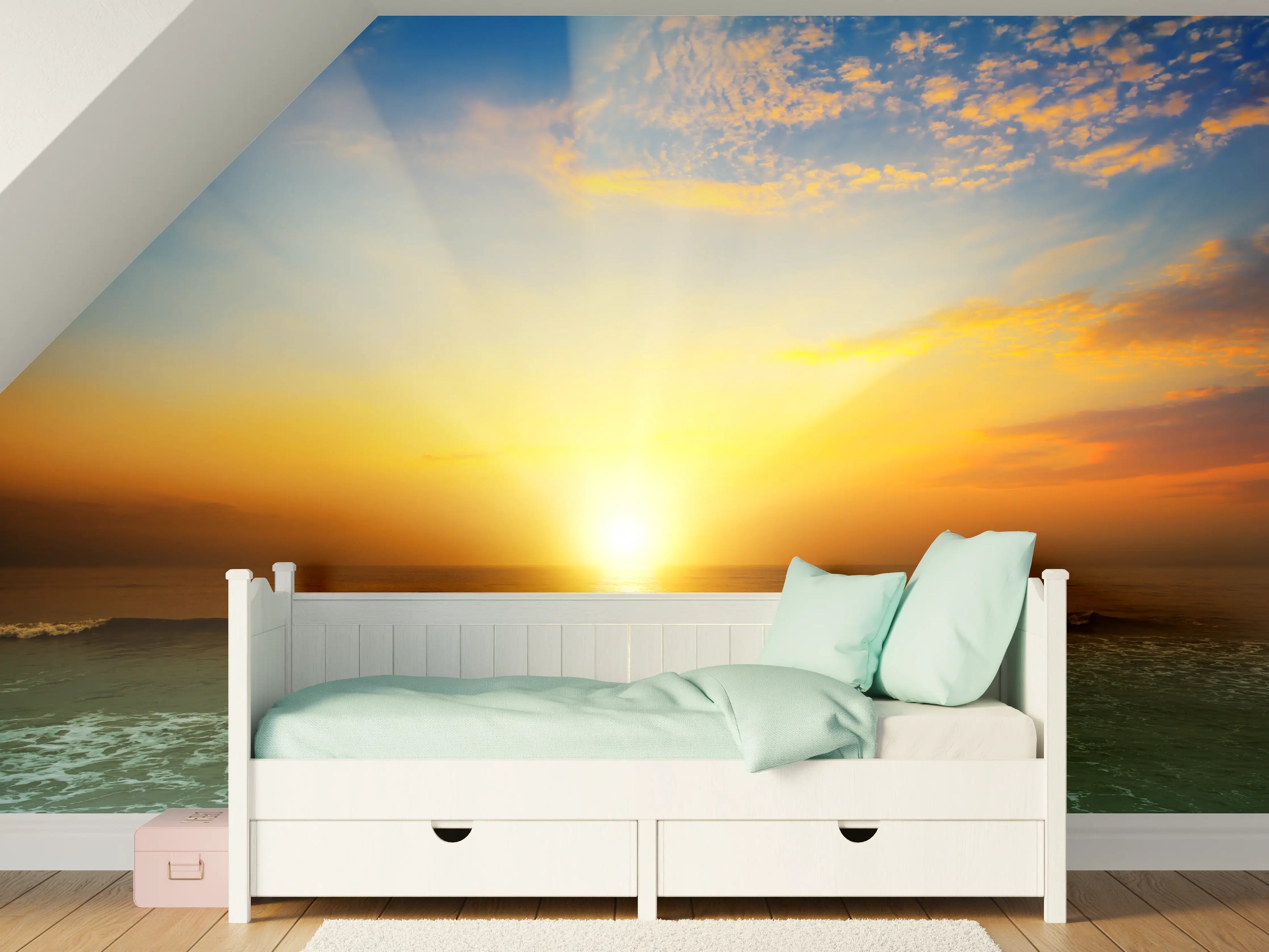 Kinderzimmer Wandgestaltung - Fantastischer Sonnenuntergang an Mexicos Pazifikküste