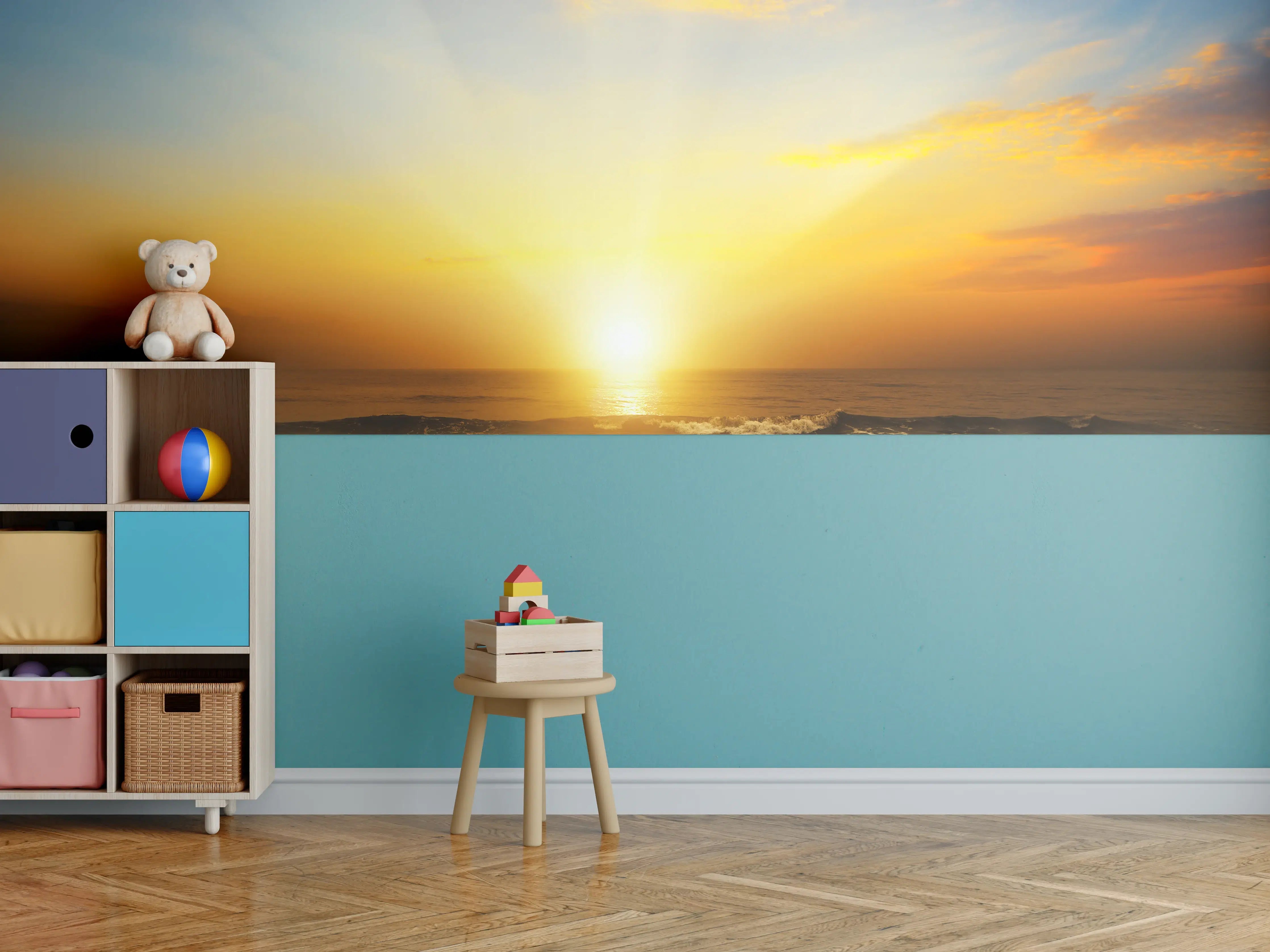 Kinderzimmer Wandgestaltung - Fantastischer Sonnenuntergang an Mexicos Pazifikküste